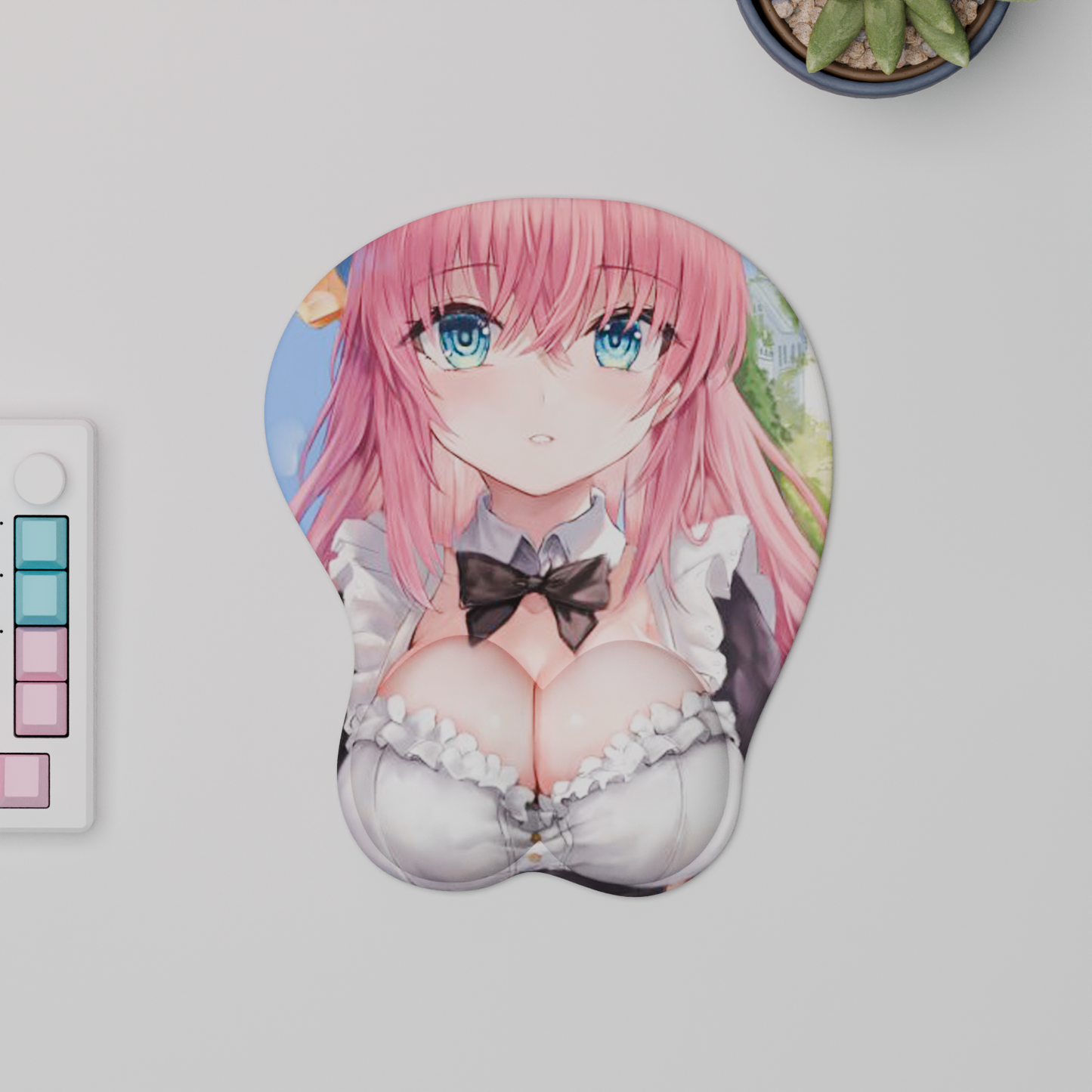 The "Shy Guitarist" Waifu Mousepad | Style C