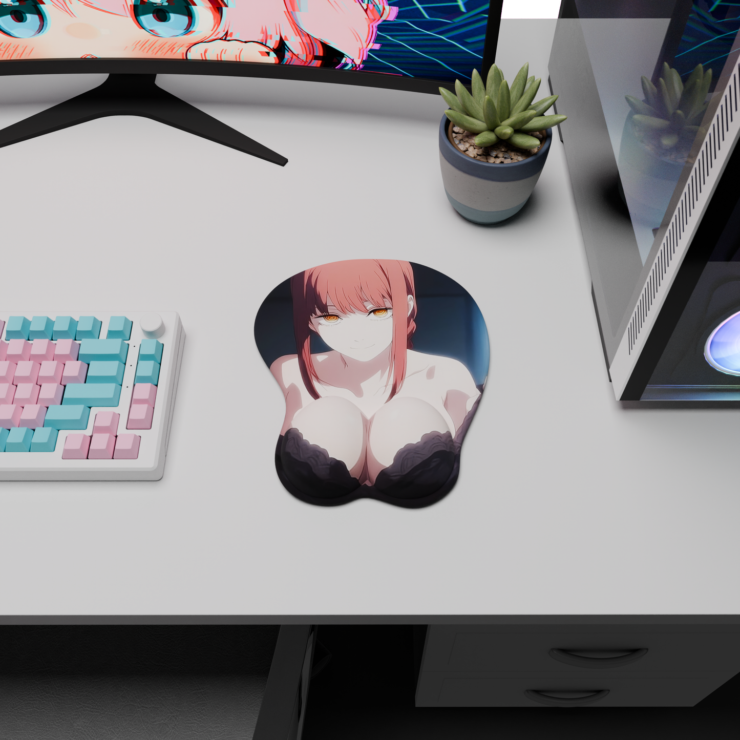 The "Control Devil" Waifu Mousepad | Style A