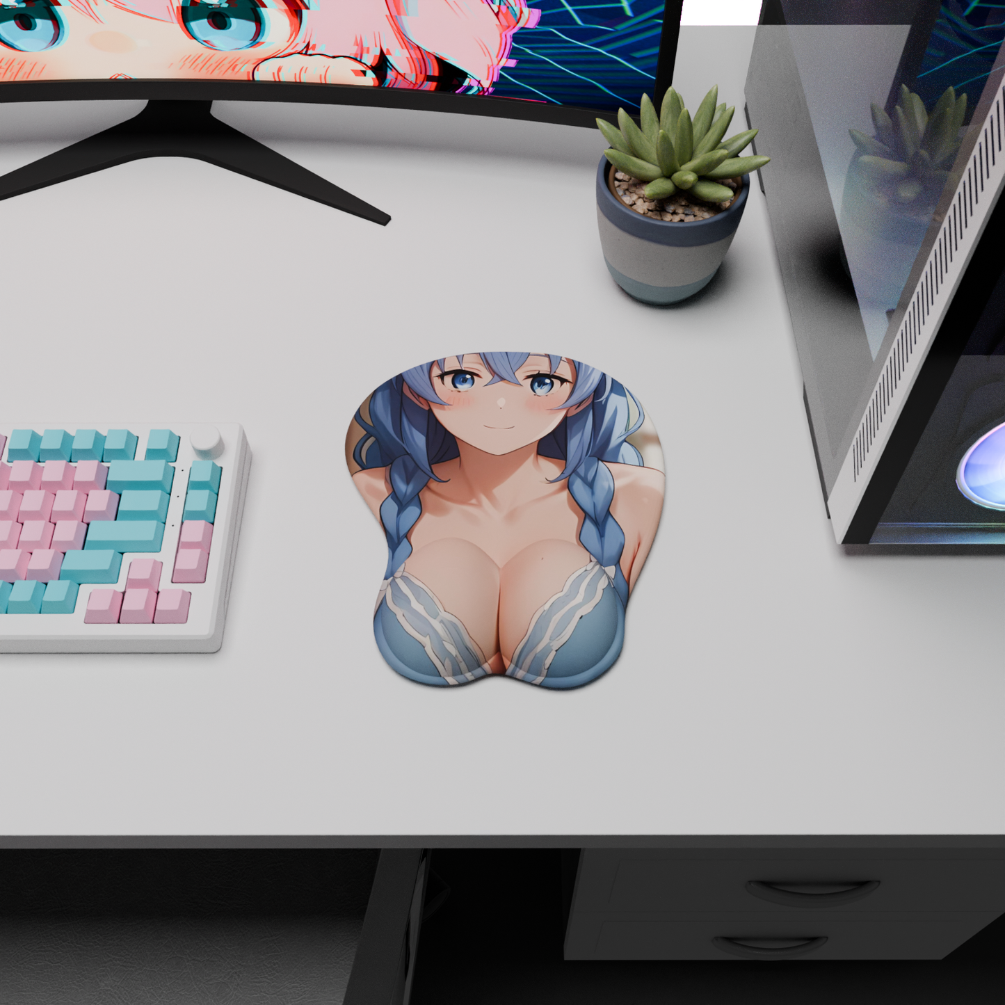 The "Water Magician" Waifu Mousepad | Style B