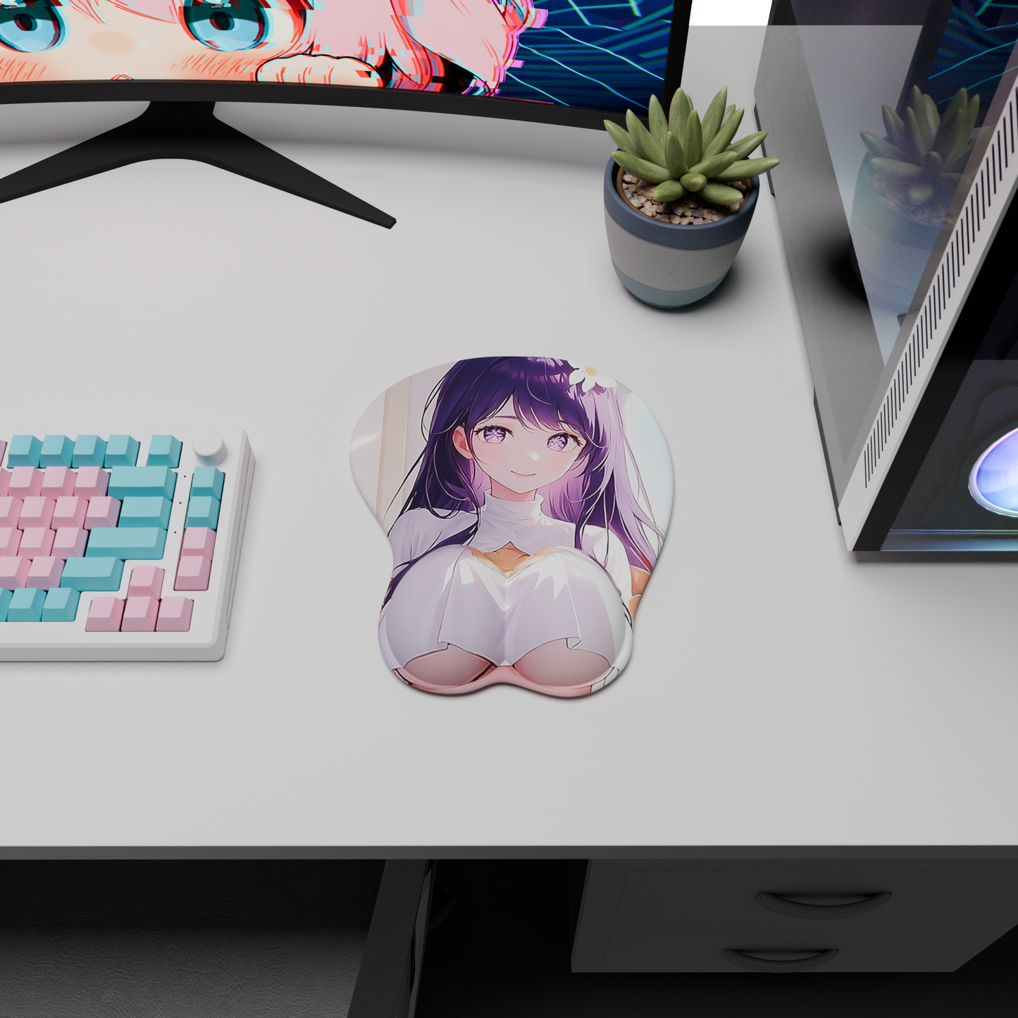 The "Super Idol" Waifu Mousepad | Style A