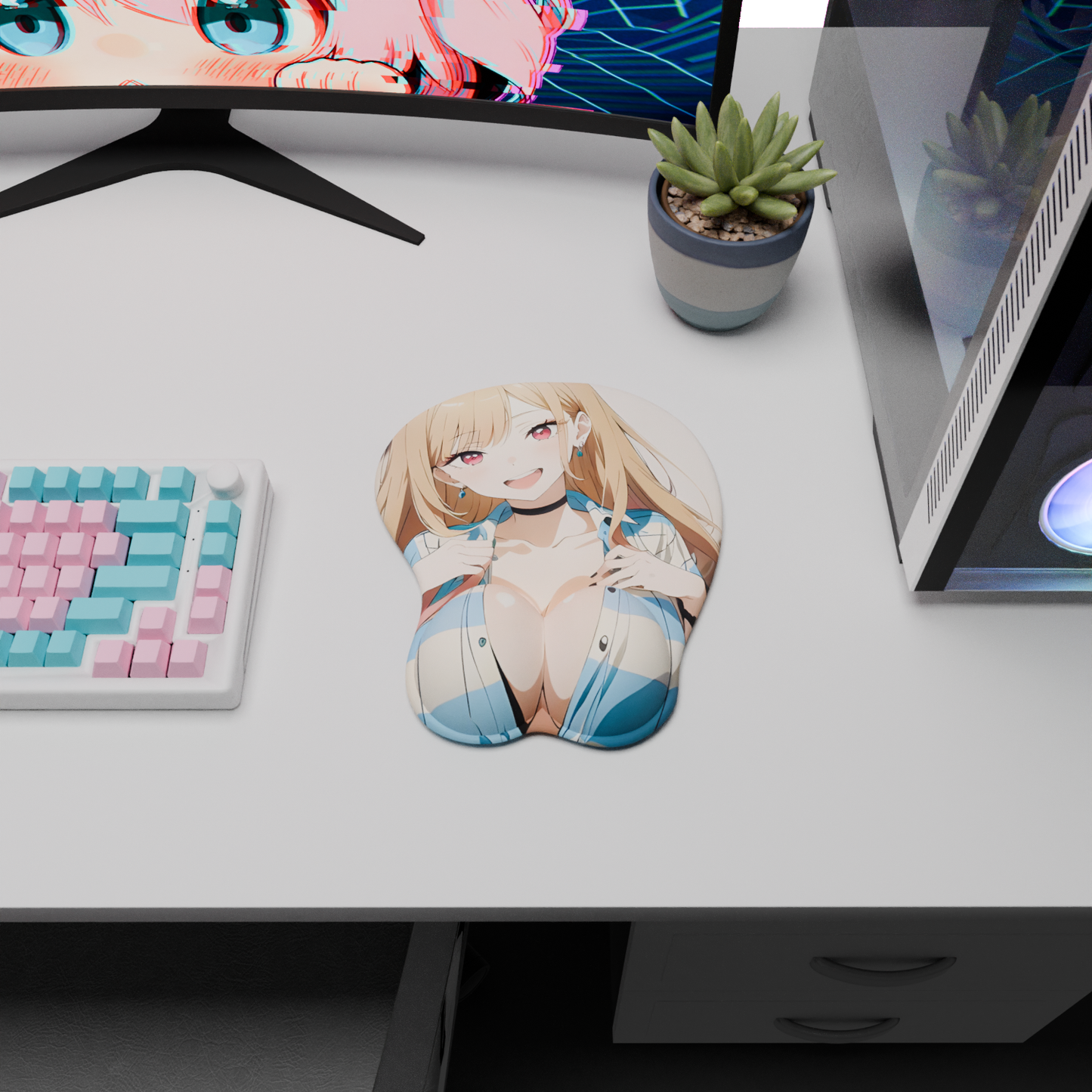 The "Cosplay Queen" Waifu Mousepad | Style B