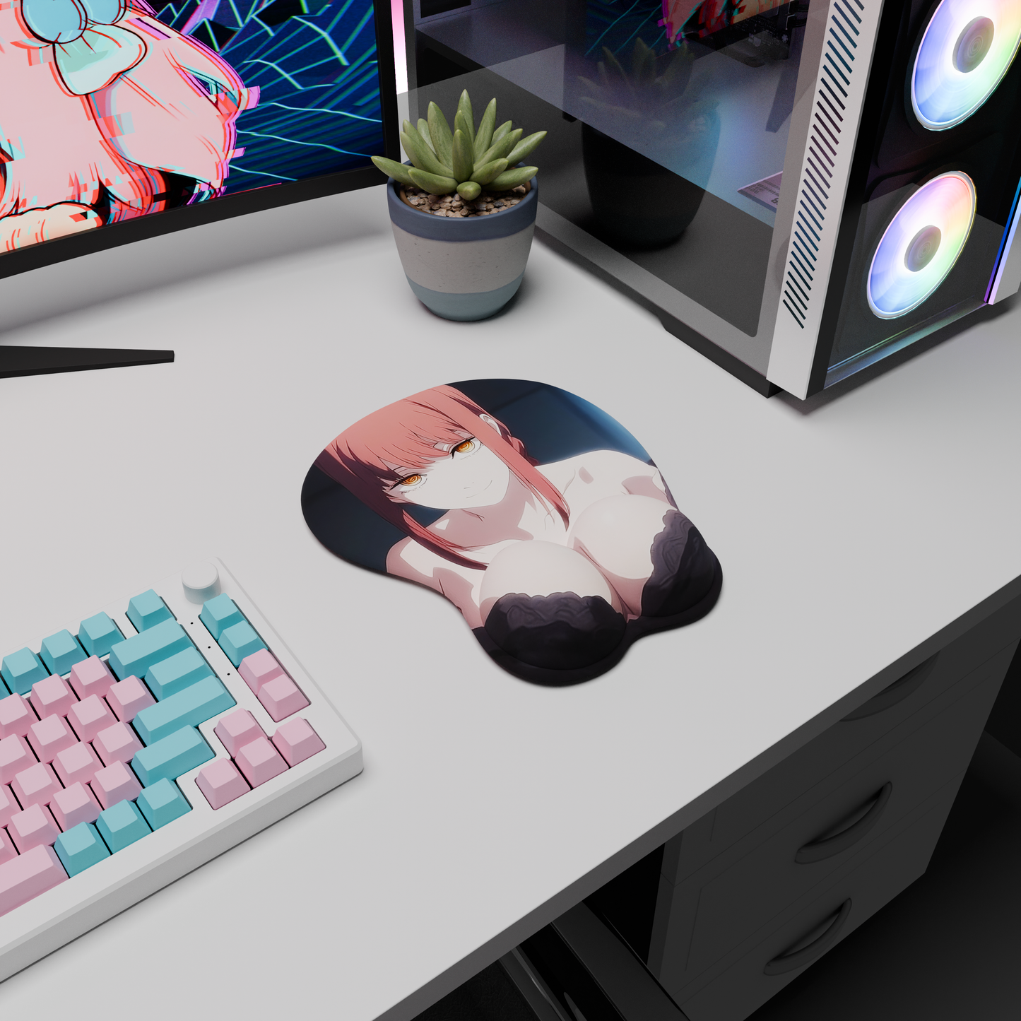 The "Control Devil" Waifu Mousepad | Style A