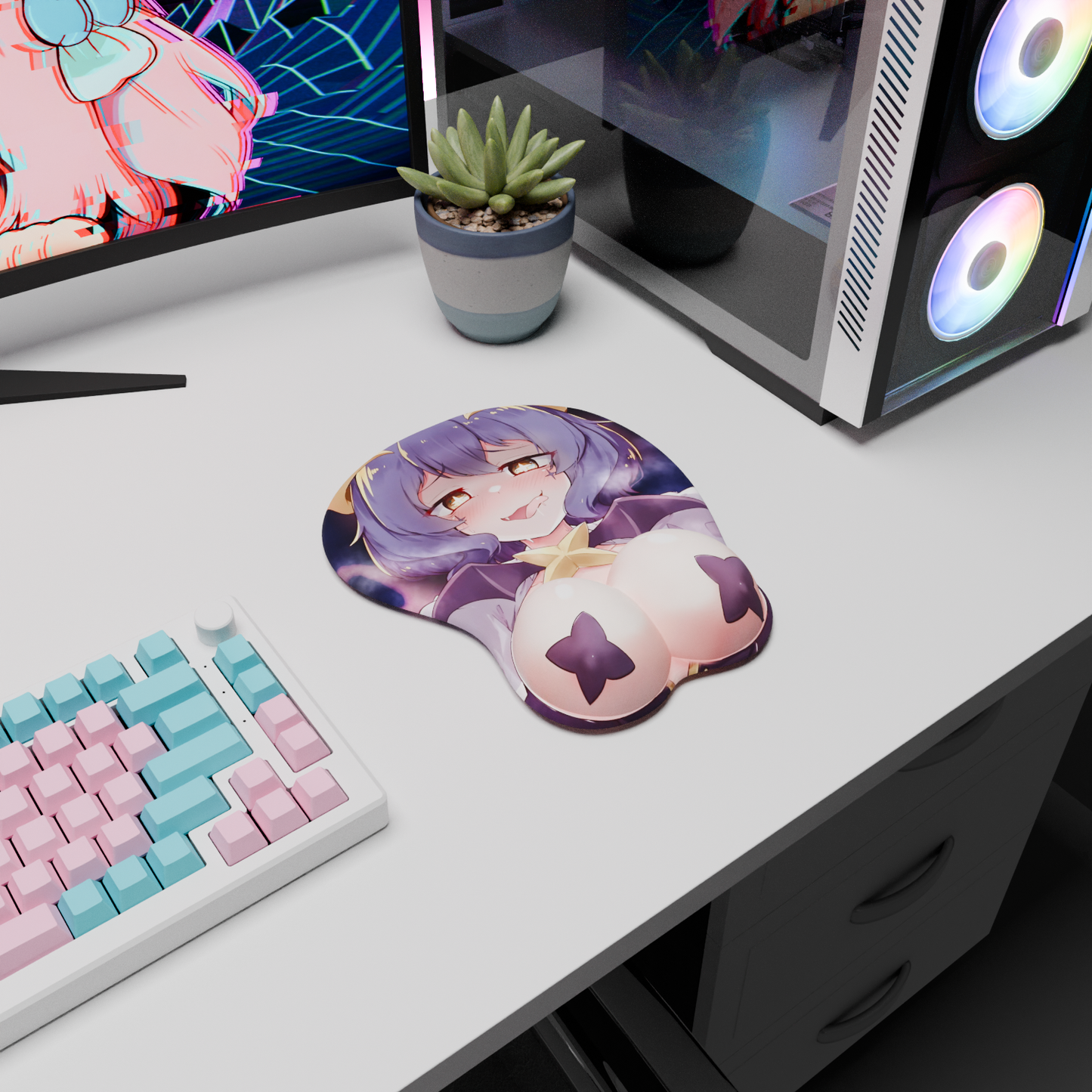 The "Magical Girl" Waifu Mousepad | Style B