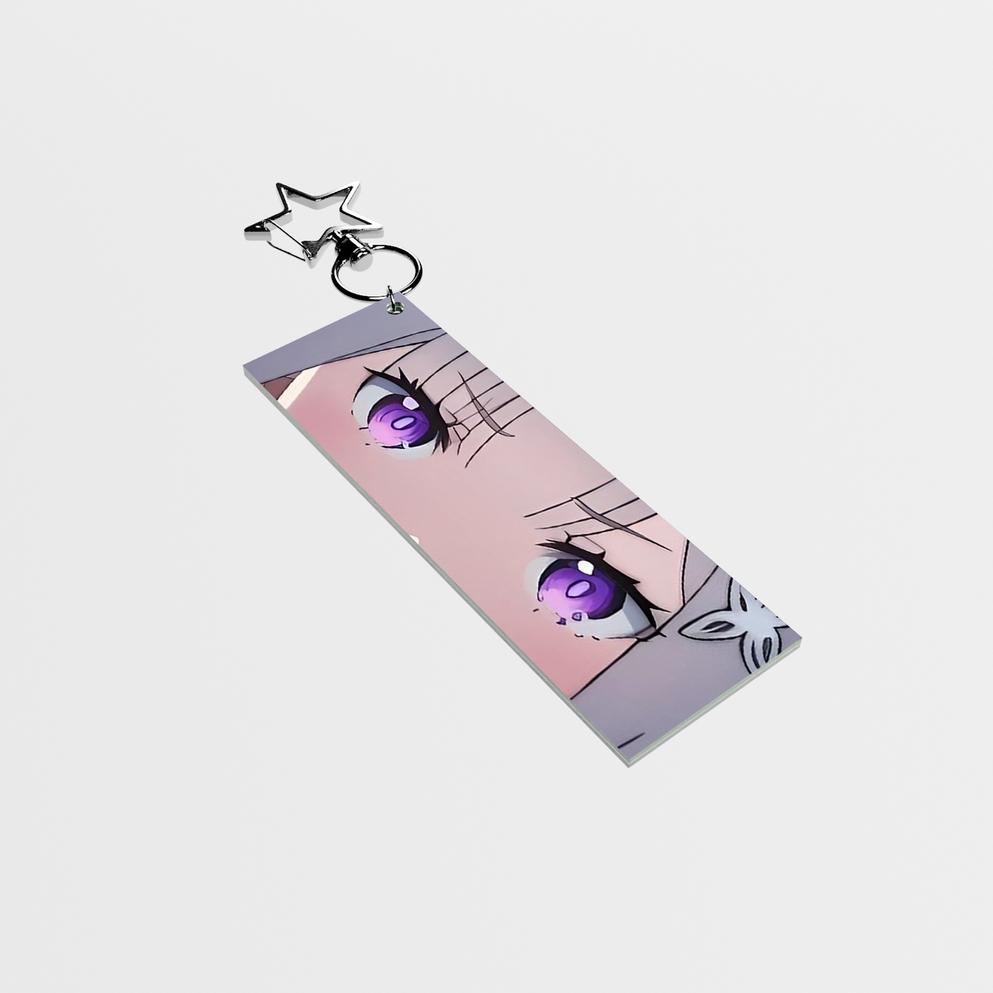 The "Frozen Elegance" Waifu Acrylic Keychain