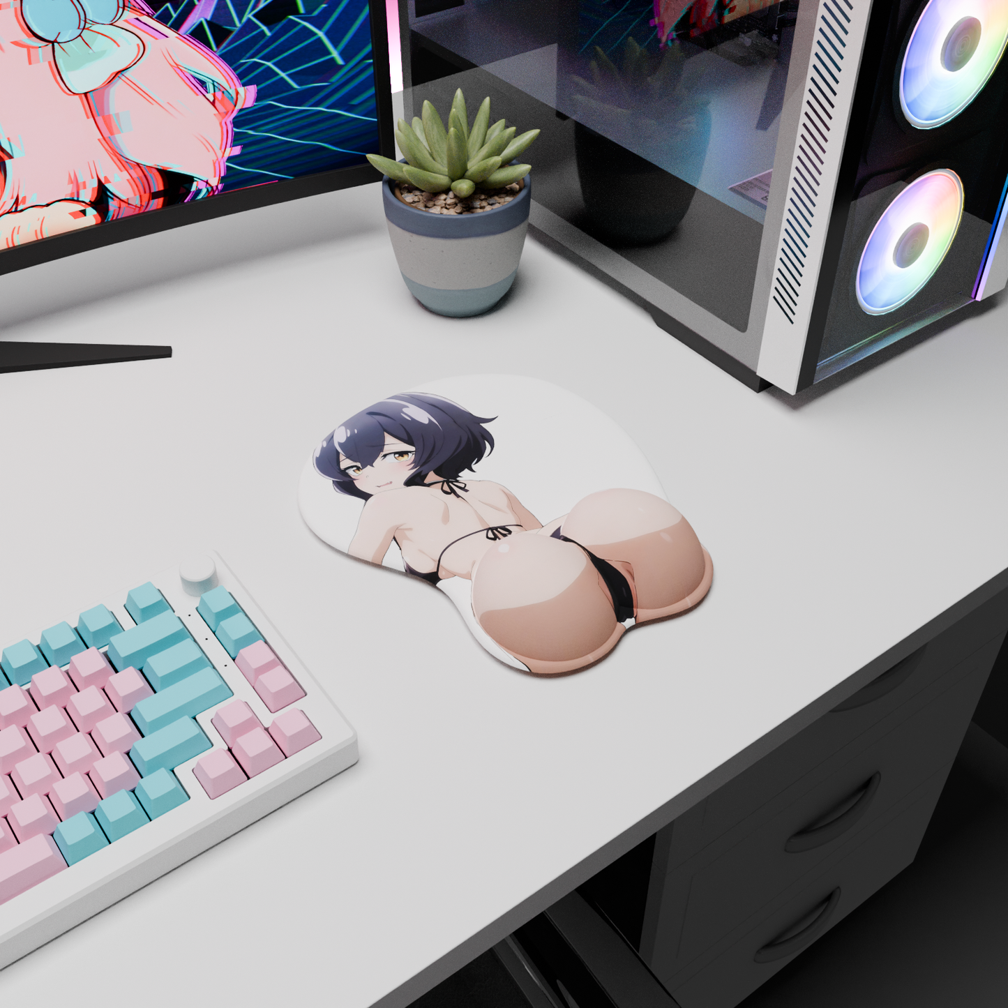 The "Magical Girl" Waifu Mousepad | Style D