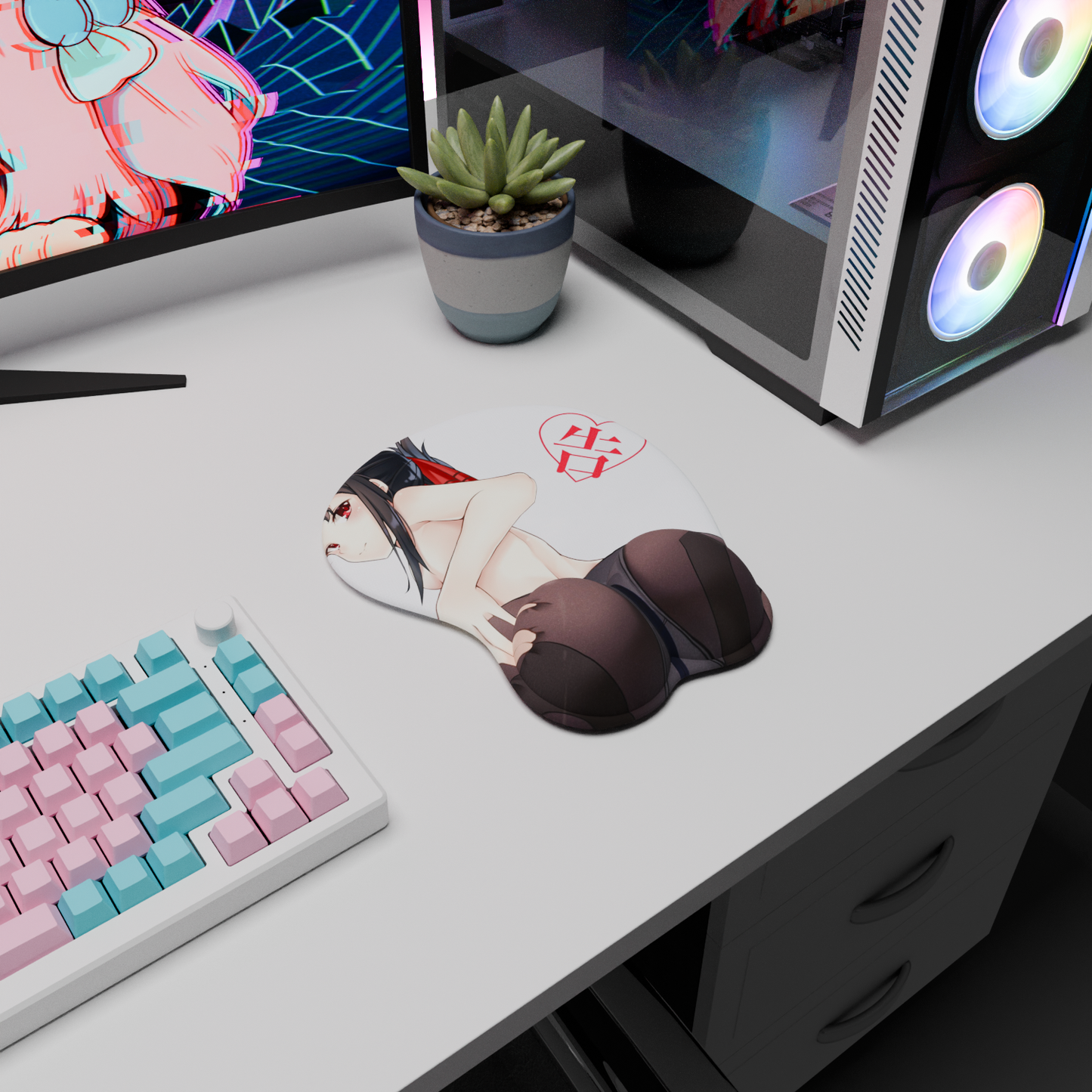 The "Princess Muscle" Waifu Mousepad | Style C