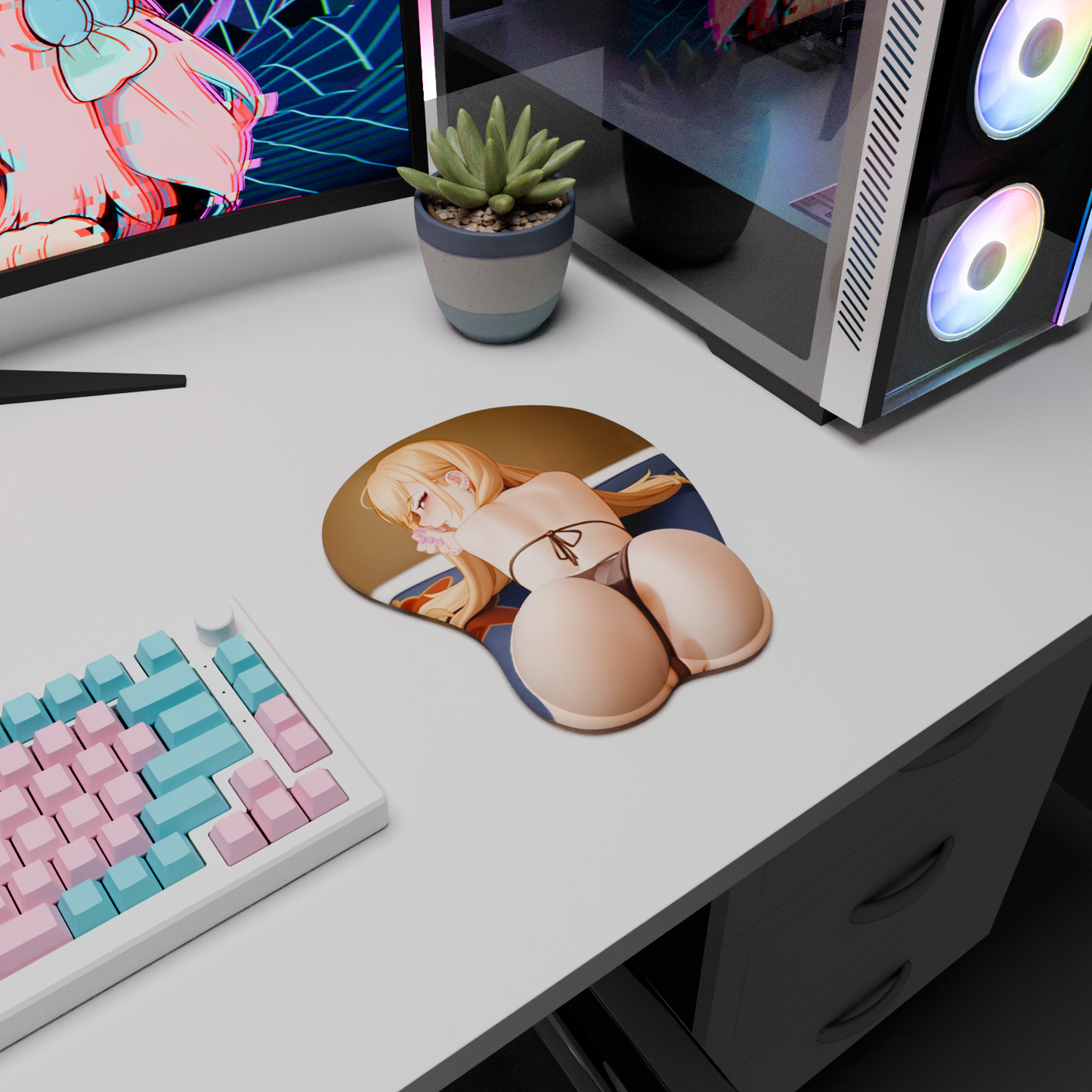 The "Cosplay Queen" Waifu Mousepad | Style C