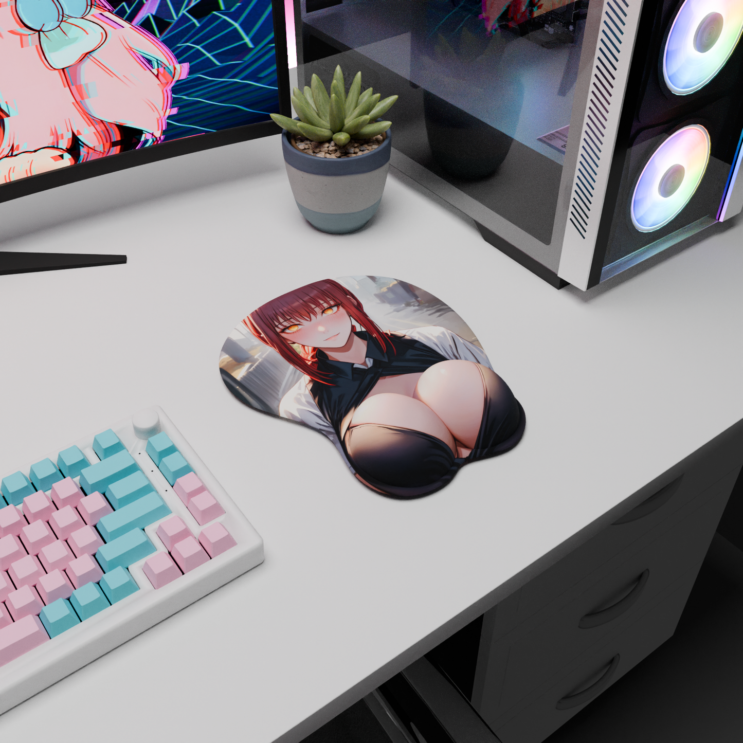 The "Control Devil" Waifu Mousepad | Style D