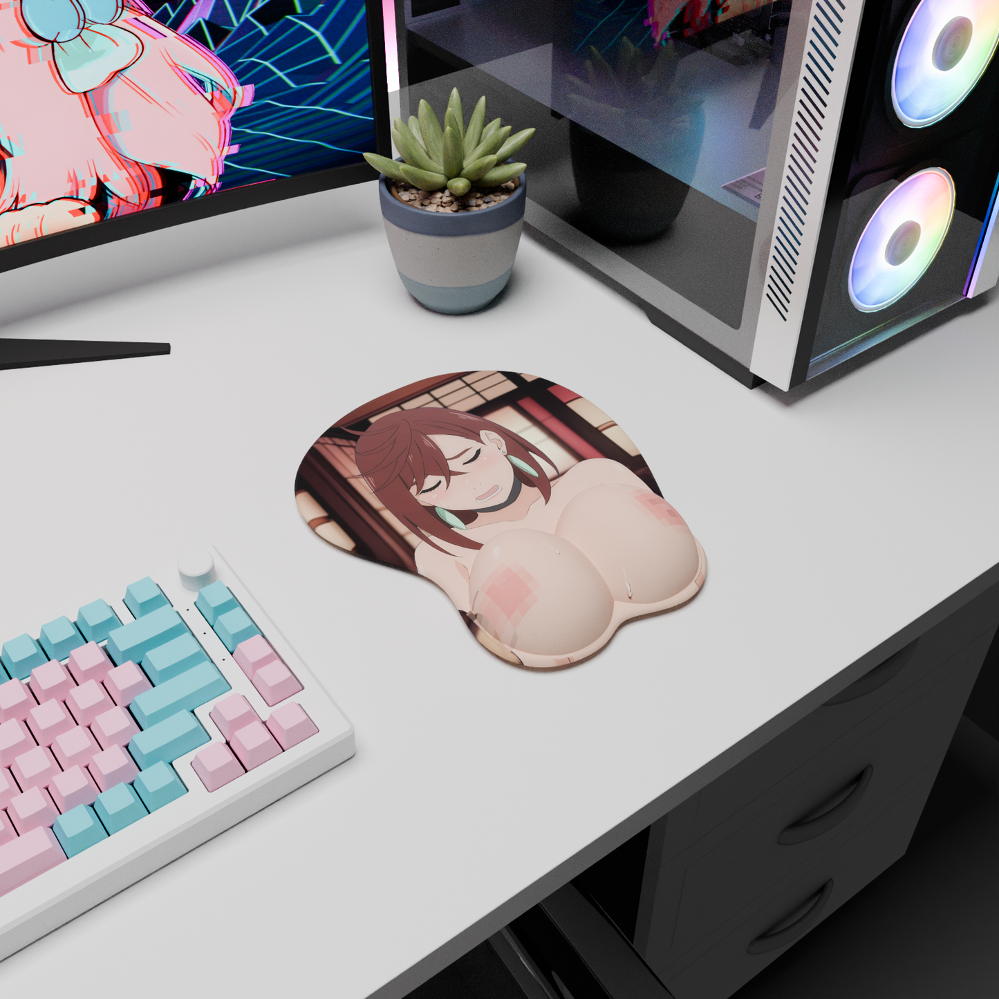 The "Psychic Power" NSFW Waifu Mousepad | Style A