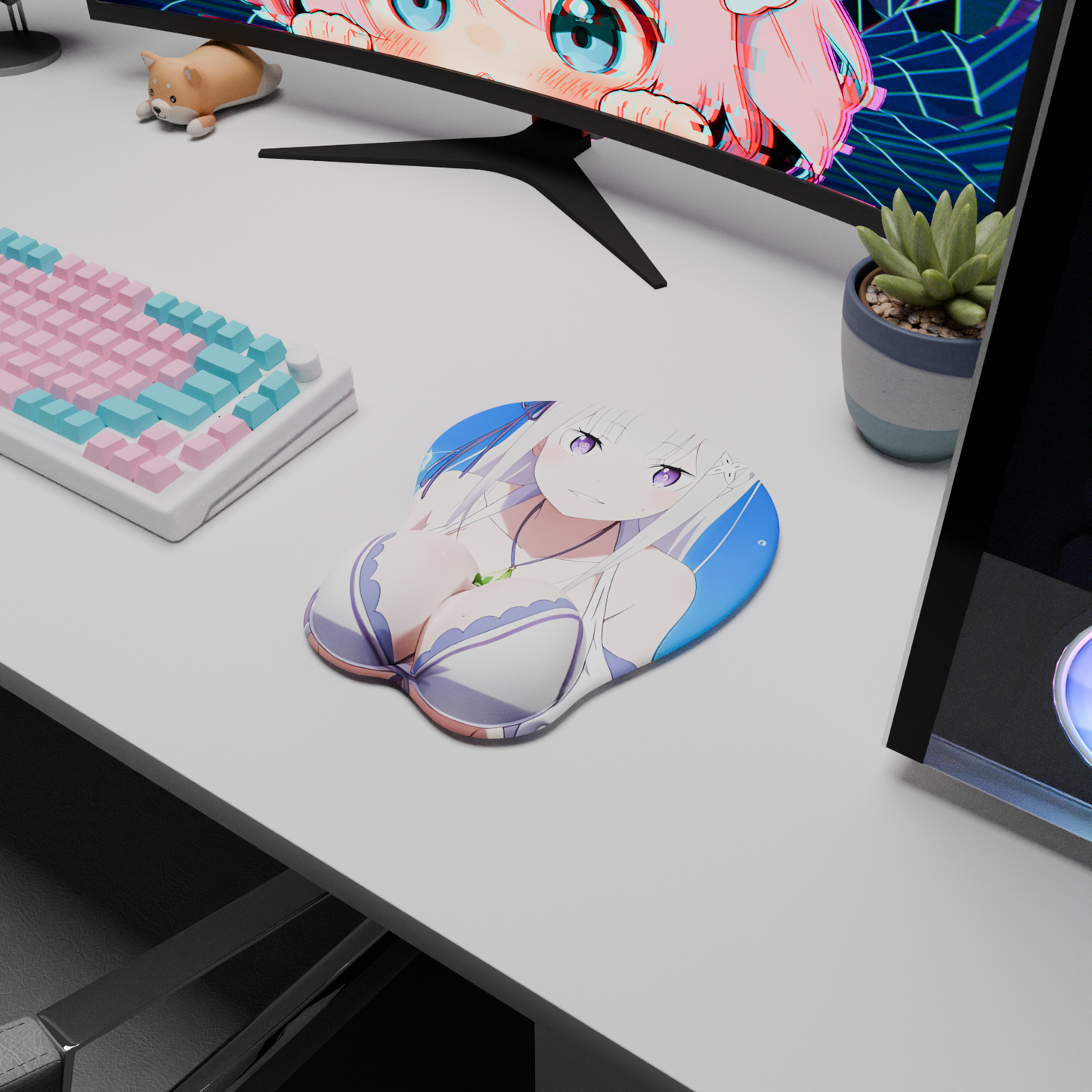 The "Frozen Elegance" Waifu Mousepad | Style C