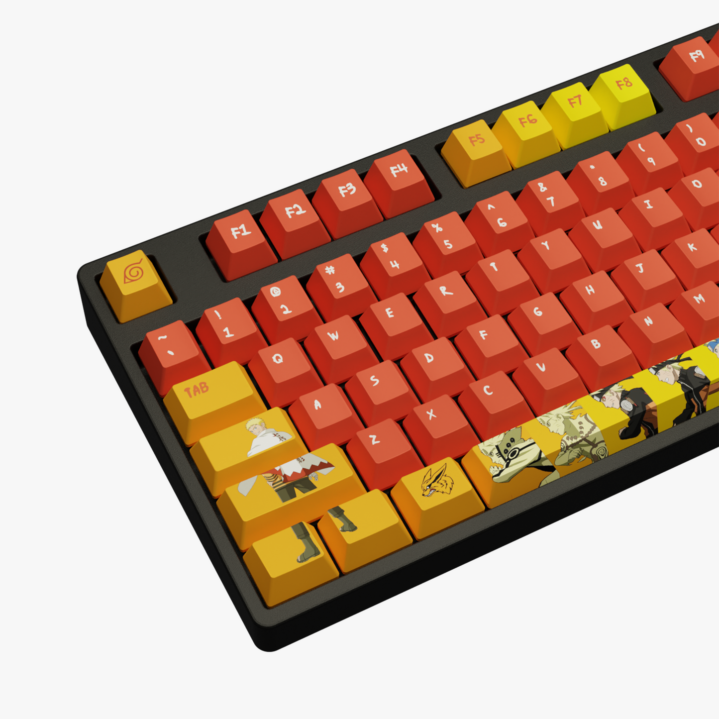 The "Seventh Hokage" Husbando Keycaps Set