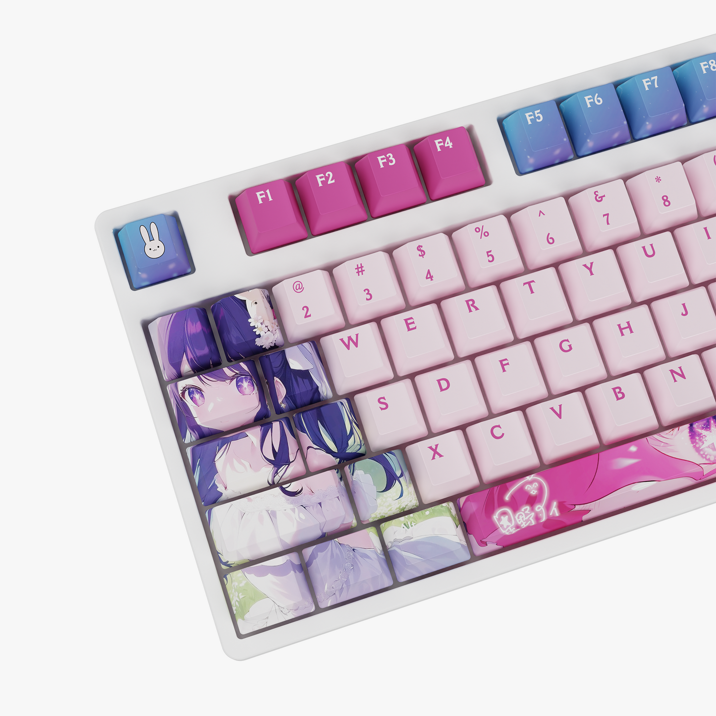 The "Super Idol" Waifu Keycaps Set