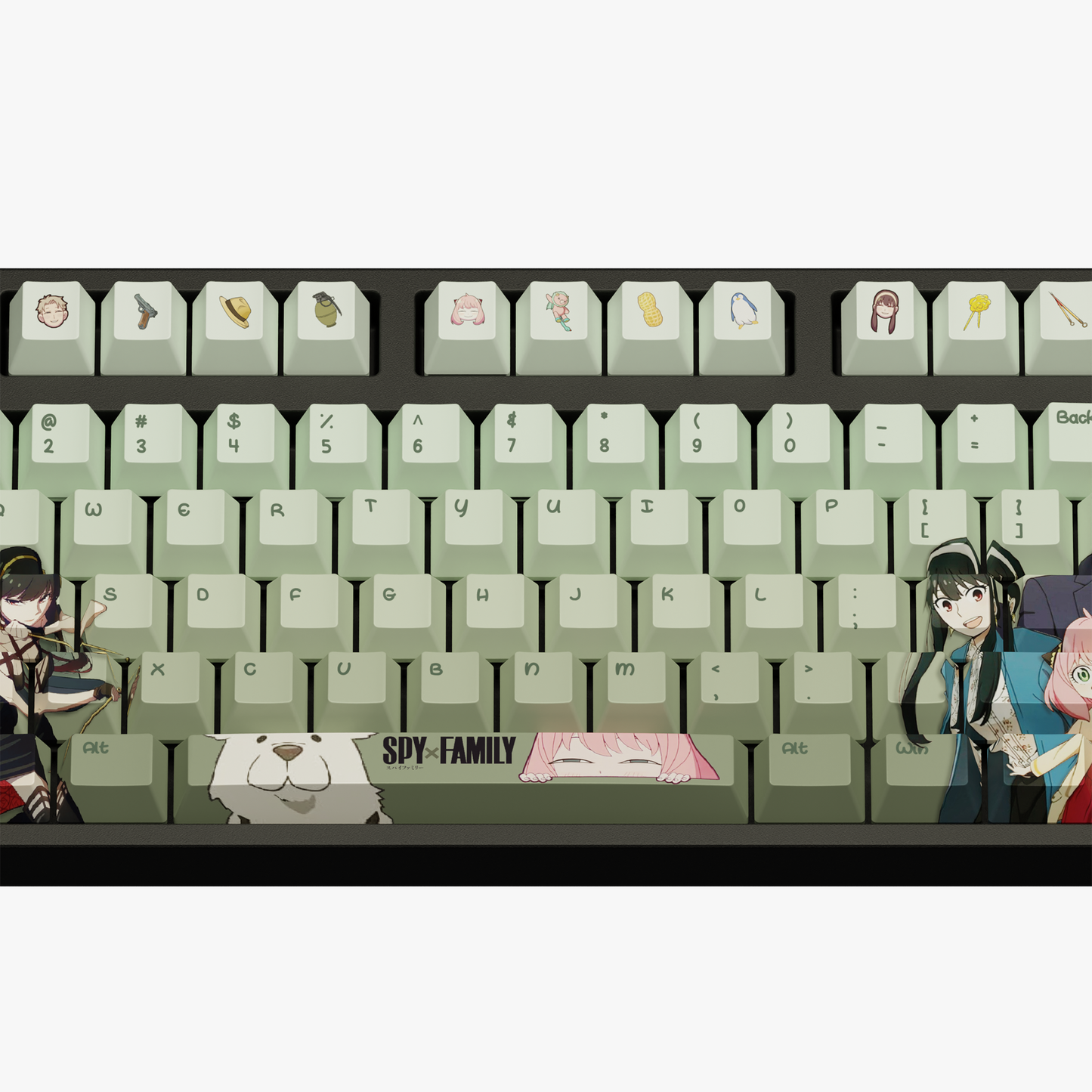 The "Spy Family" Waifu Keycaps Set