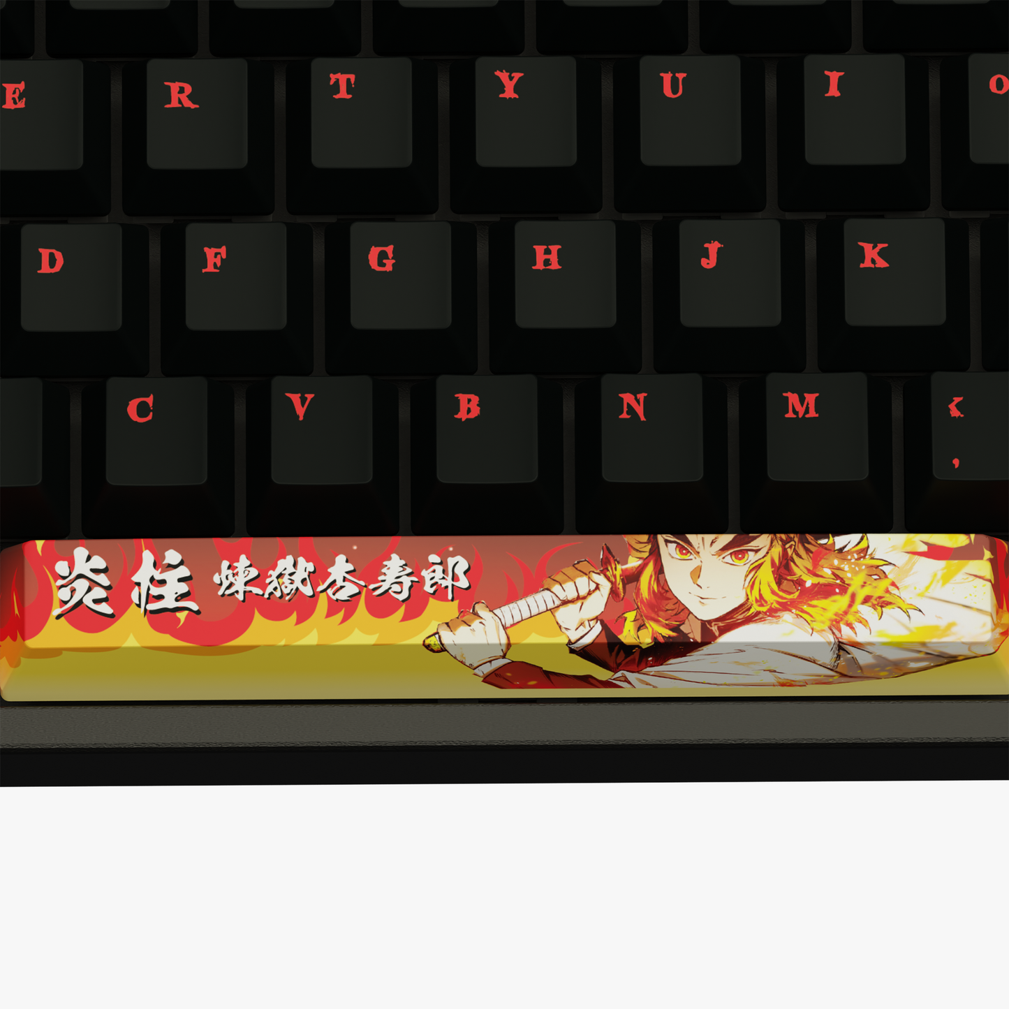 The "Flame Hashira" Husbando Keycaps Set