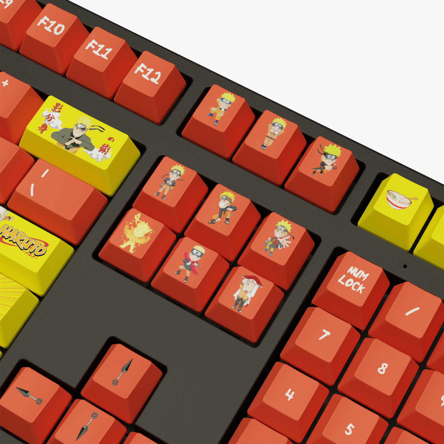 The "Seventh Hokage" Husbando Keycaps Set