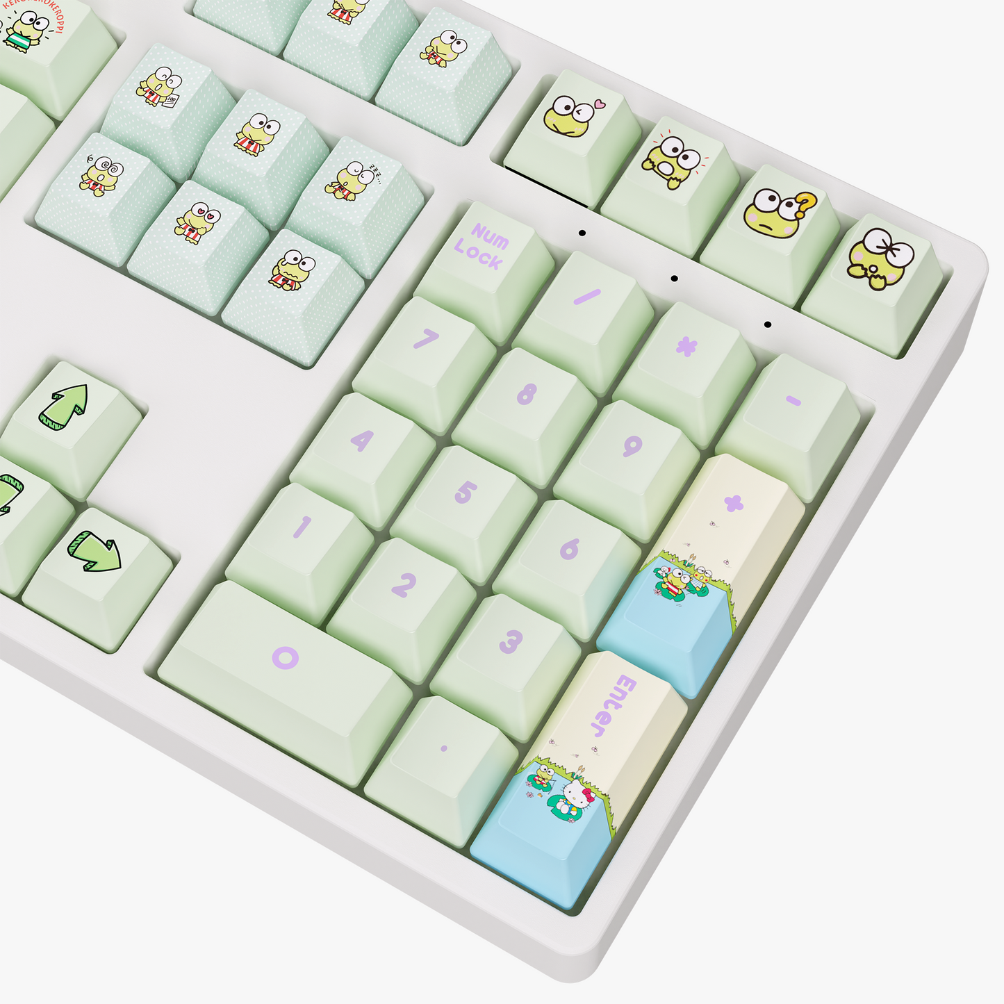 The "Kero Kero" Kawaii Keycaps Set