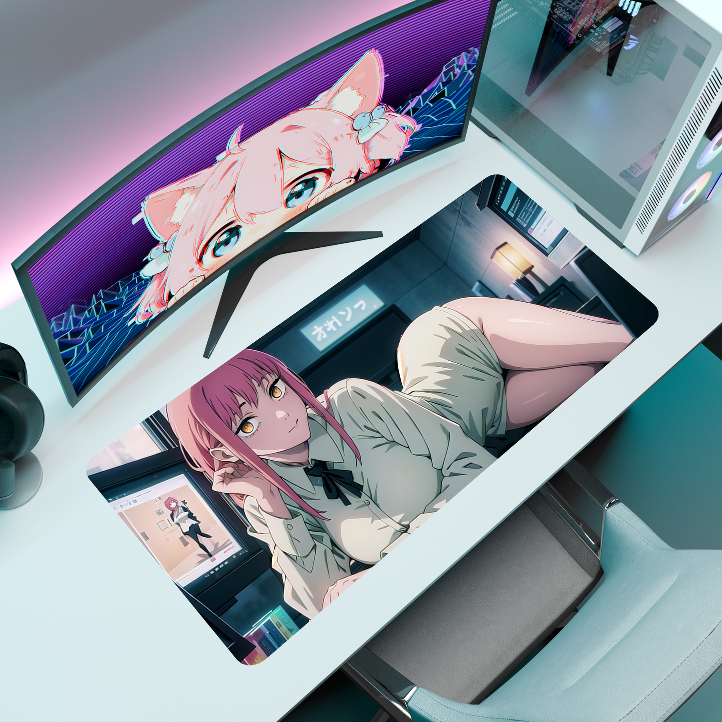 The "Control Devil" Waifu Deskmat | Style E