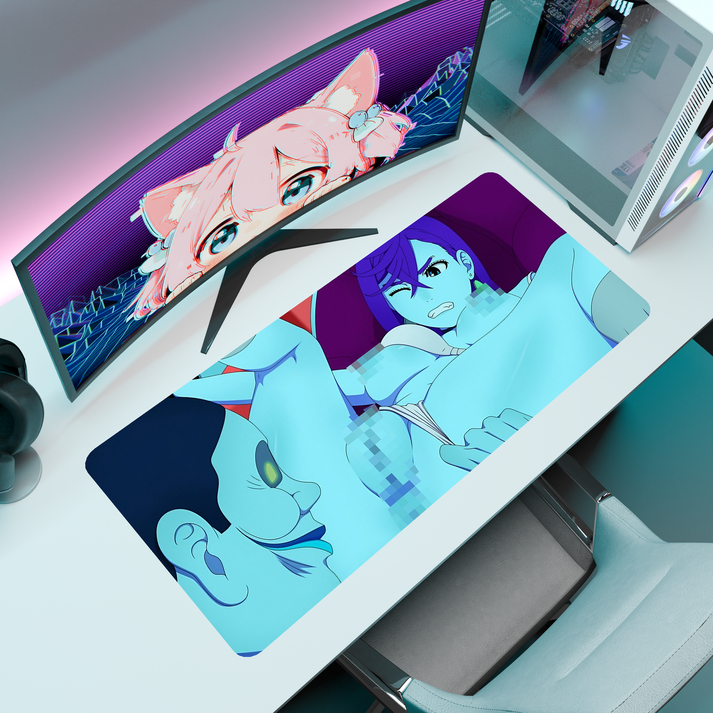 The "Psychic Power" NSFW Waifu Deskmat | Style G