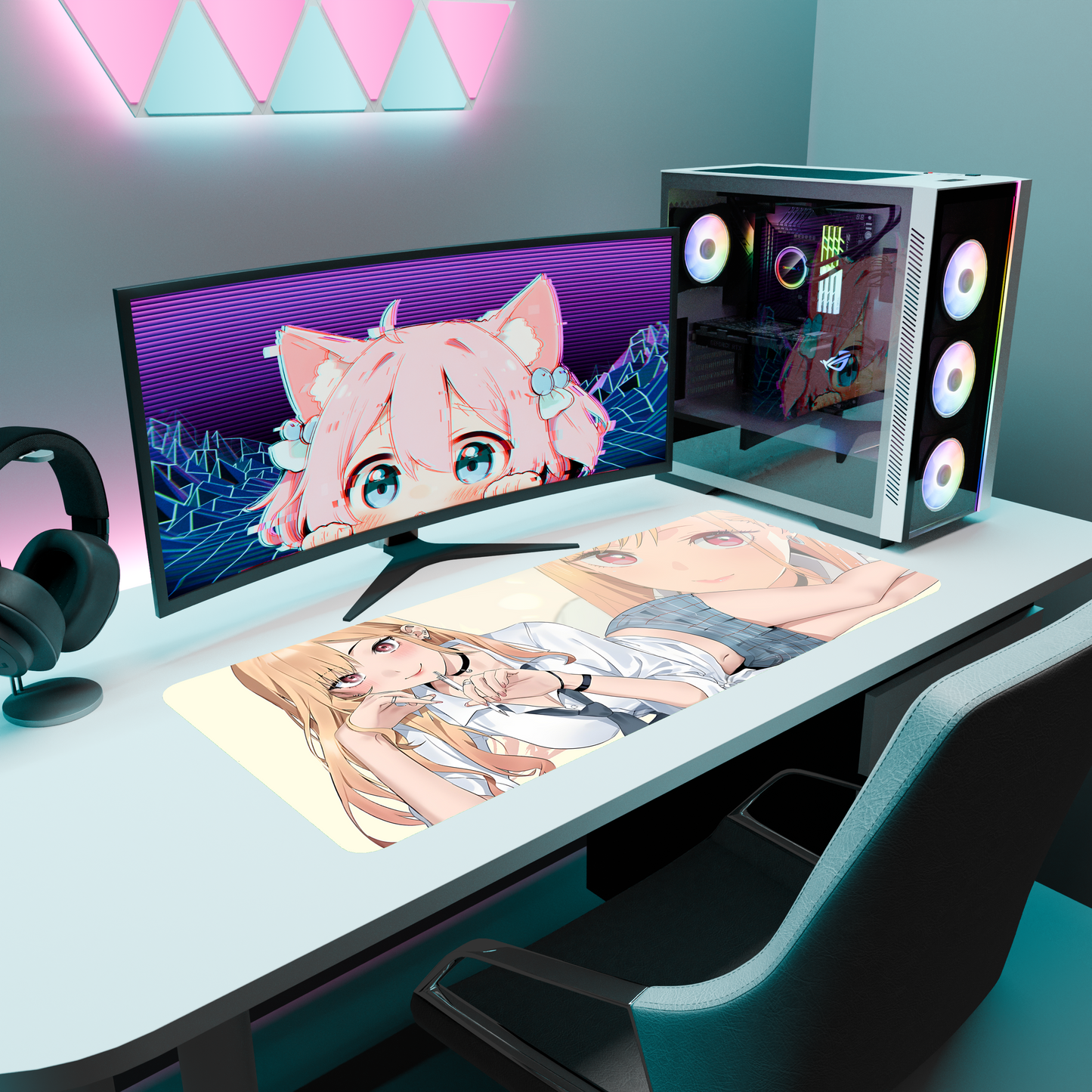 The "Cosplay Queen" Waifu Deskmat | Style A