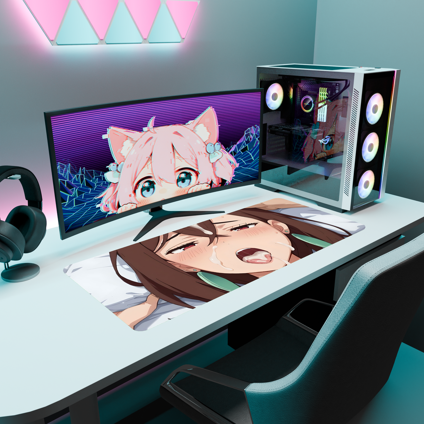 The "Psychic Power" Waifu Deskmat | Style I