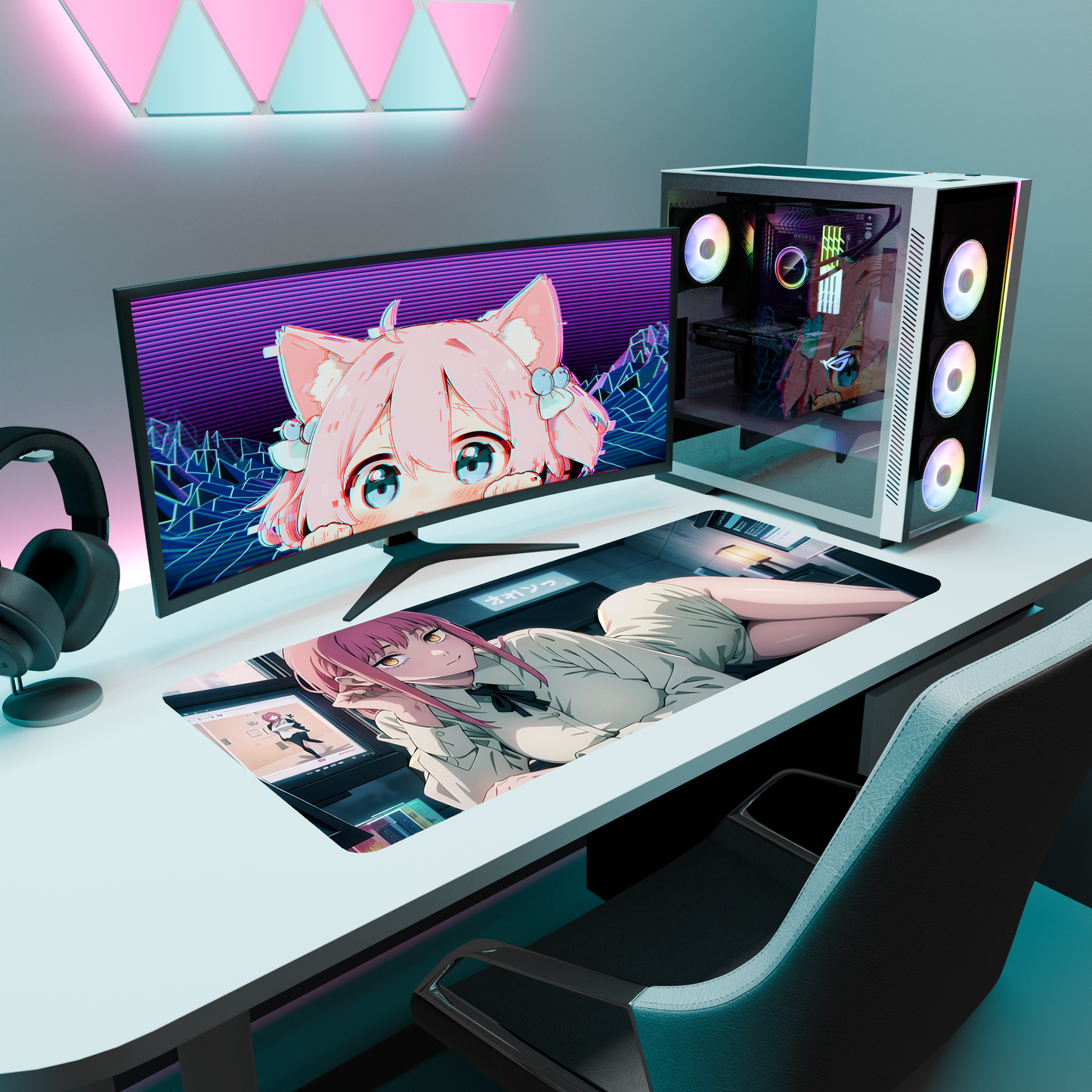 The "Control Devil" Waifu Deskmat | Style E