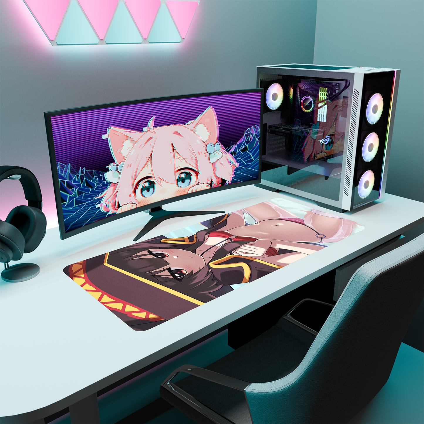 The "Explosion Maniac" Waifu Deskmat | Style B