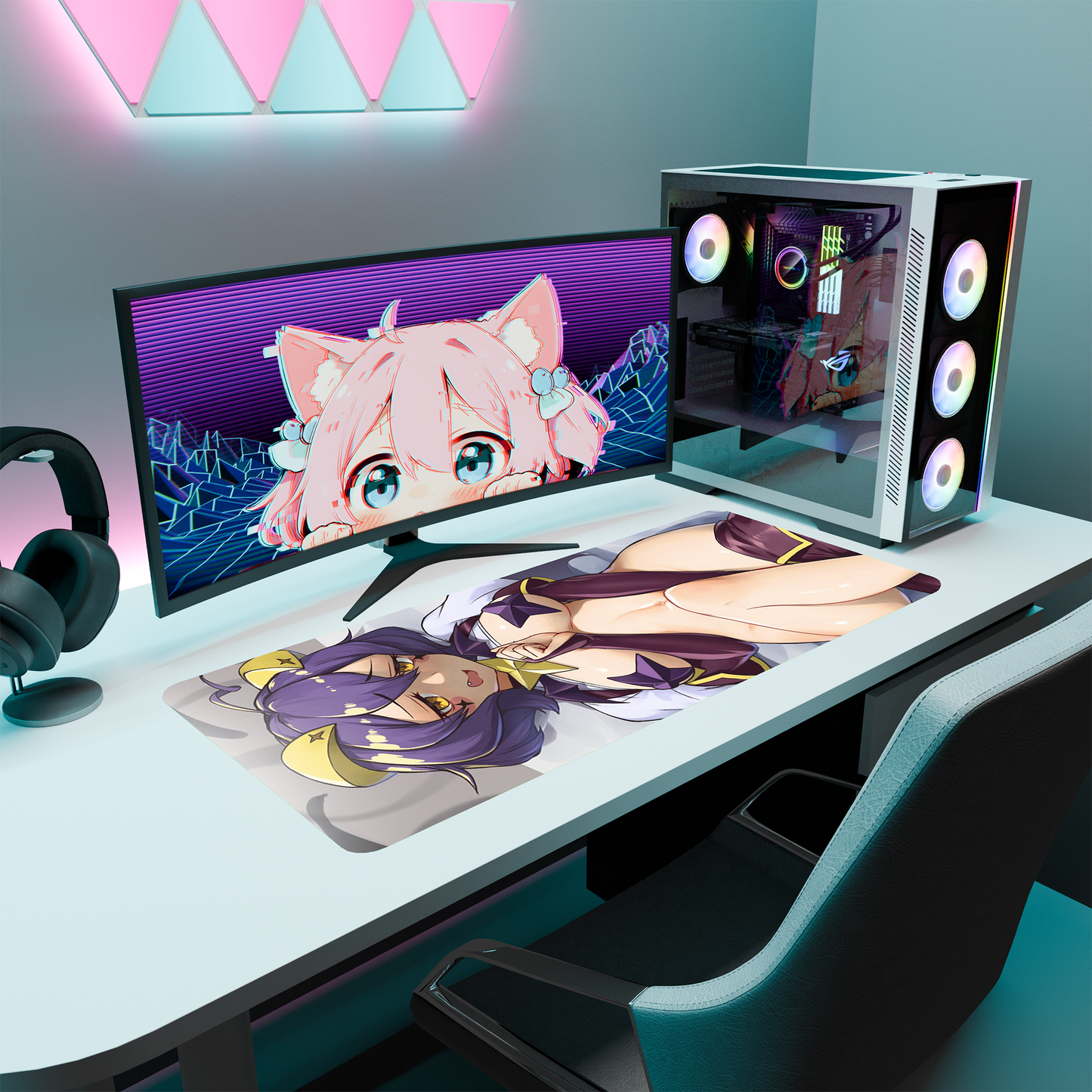 The "Magical Girl" Waifu Deskmat | Style A