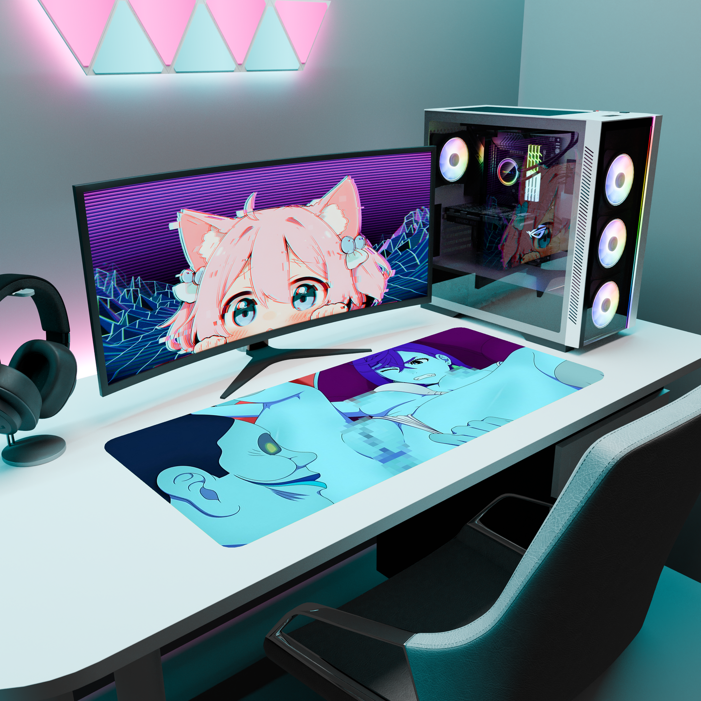 The "Psychic Power" NSFW Waifu Deskmat | Style G