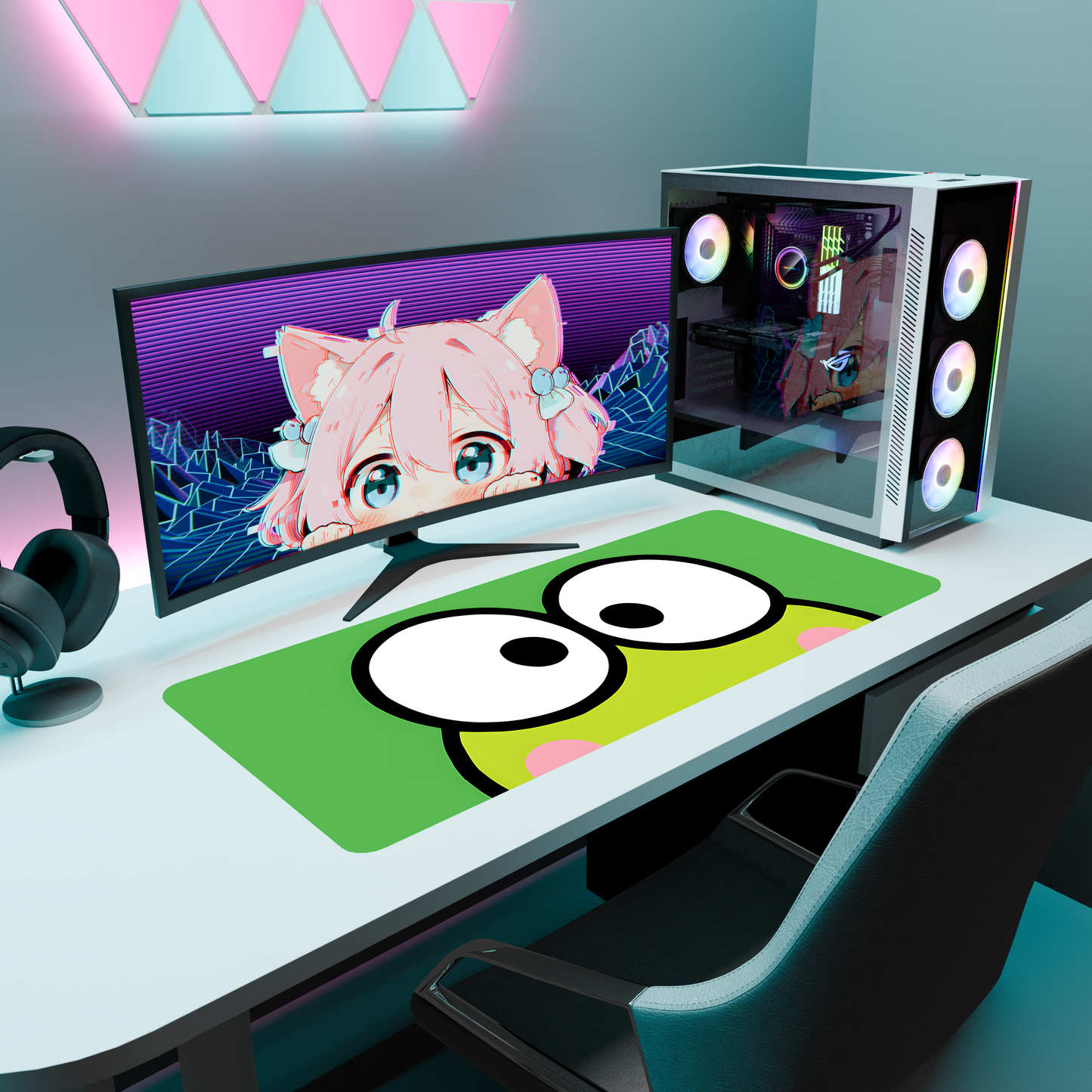 The "Kero Kero" Kawaii Deskmat | Style B