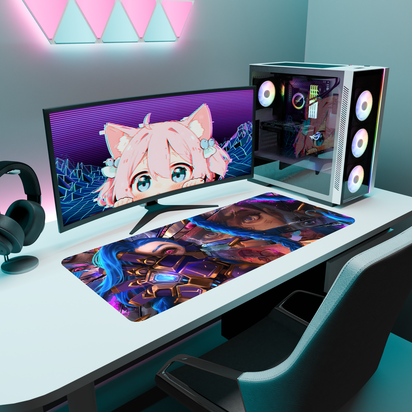 The "Boom Queen" Waifu Deskmat | Style A