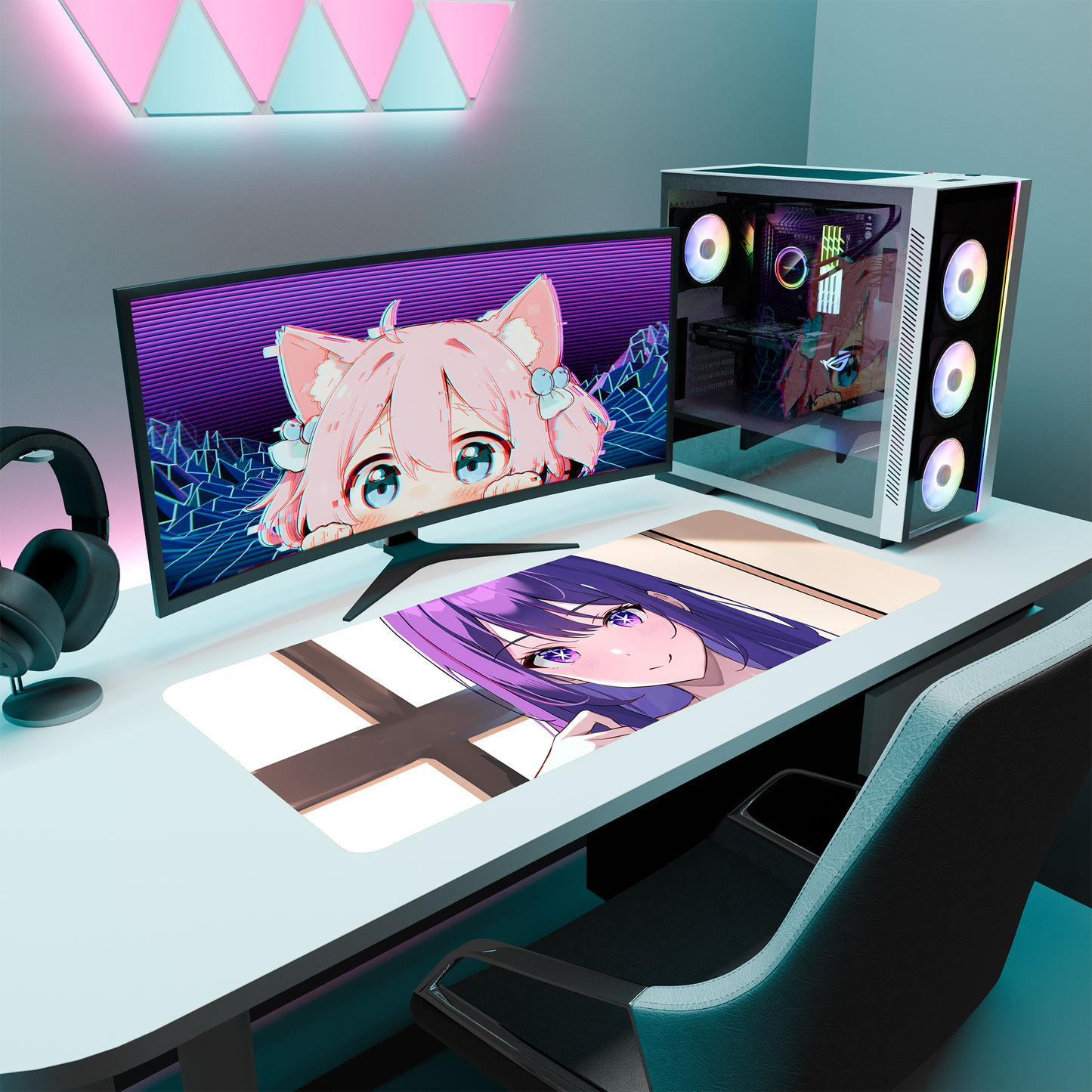 The "Super Idol" Waifu Deskmat | Style C