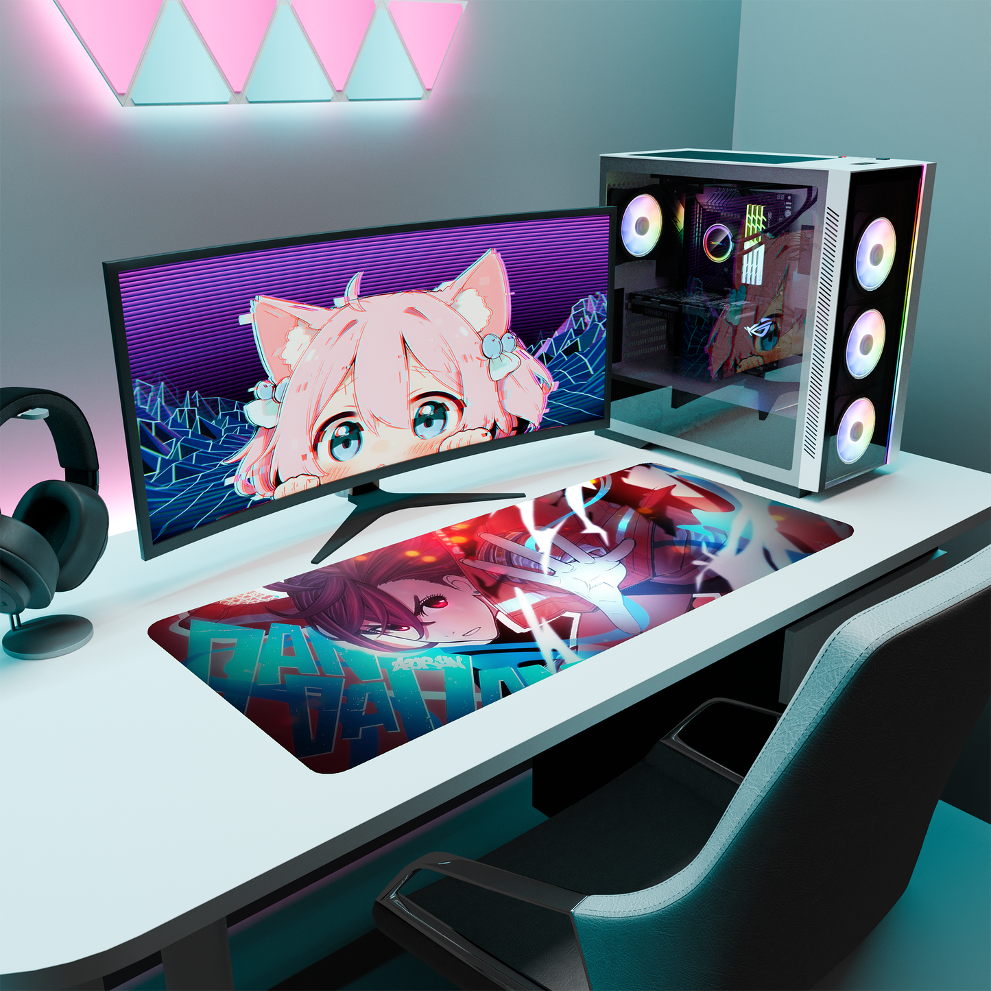 The "Psychic Power" Waifu Deskmat | Style B