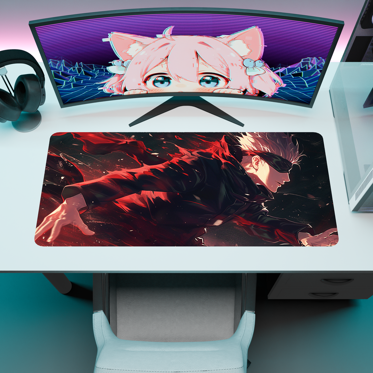 The "Mystic Mentor" Husbando Deskmat | Style A