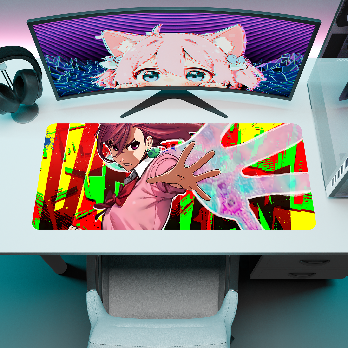 The "Psychic Power" Waifu Deskmat | Style A