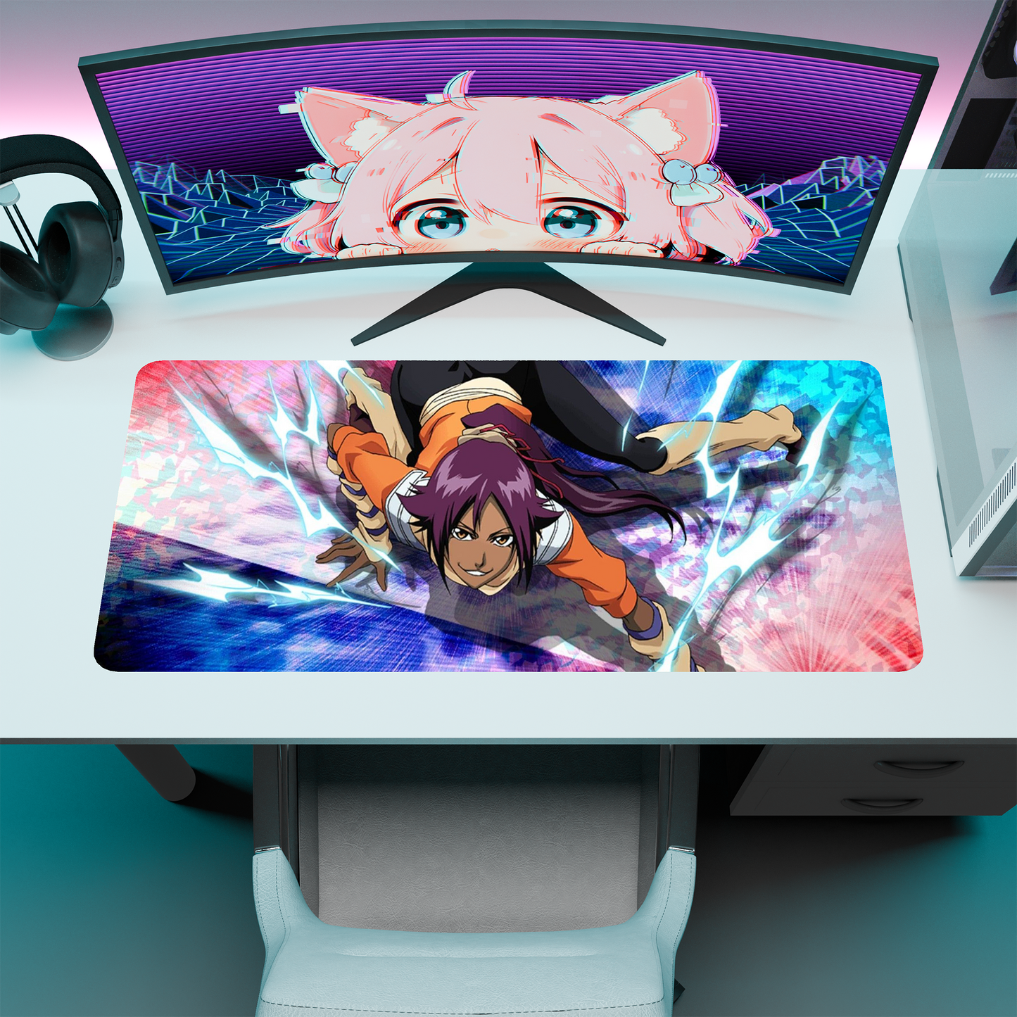 The "Flash Goddess" Waifu Deskmat | Style B