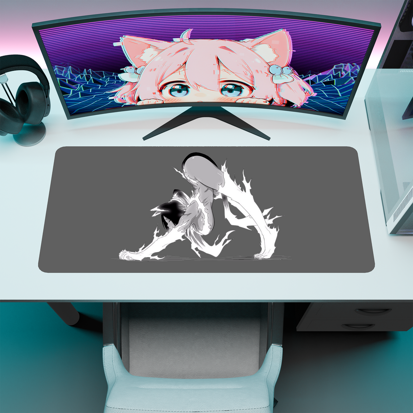 The "Flash Goddess" Waifu Deskmat | Style C