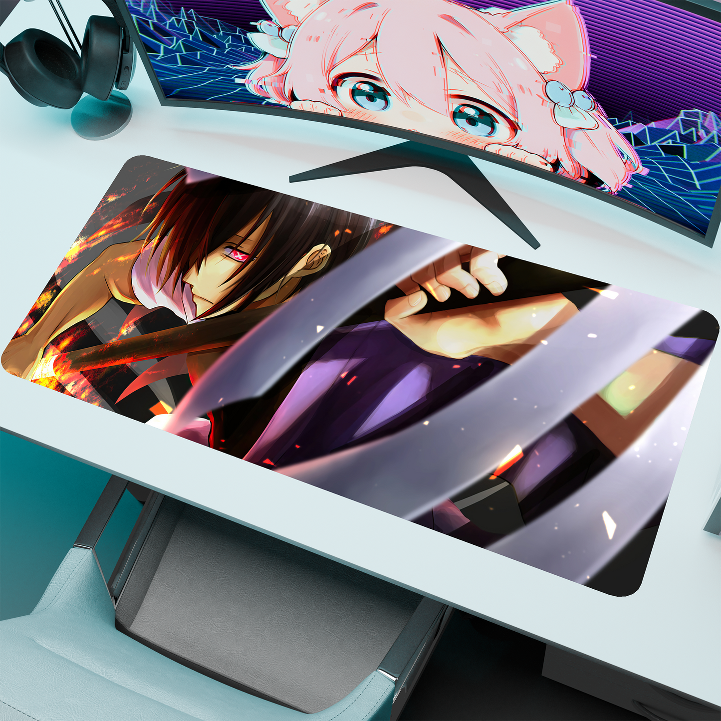 The "Company 7’s Captain" Husbando Deskmat | Style C