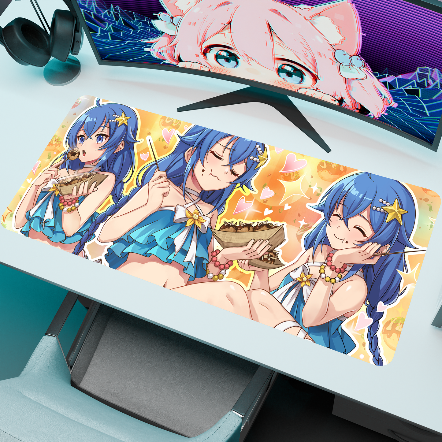 The "Water Magician" Waifu Deskmat | Style B