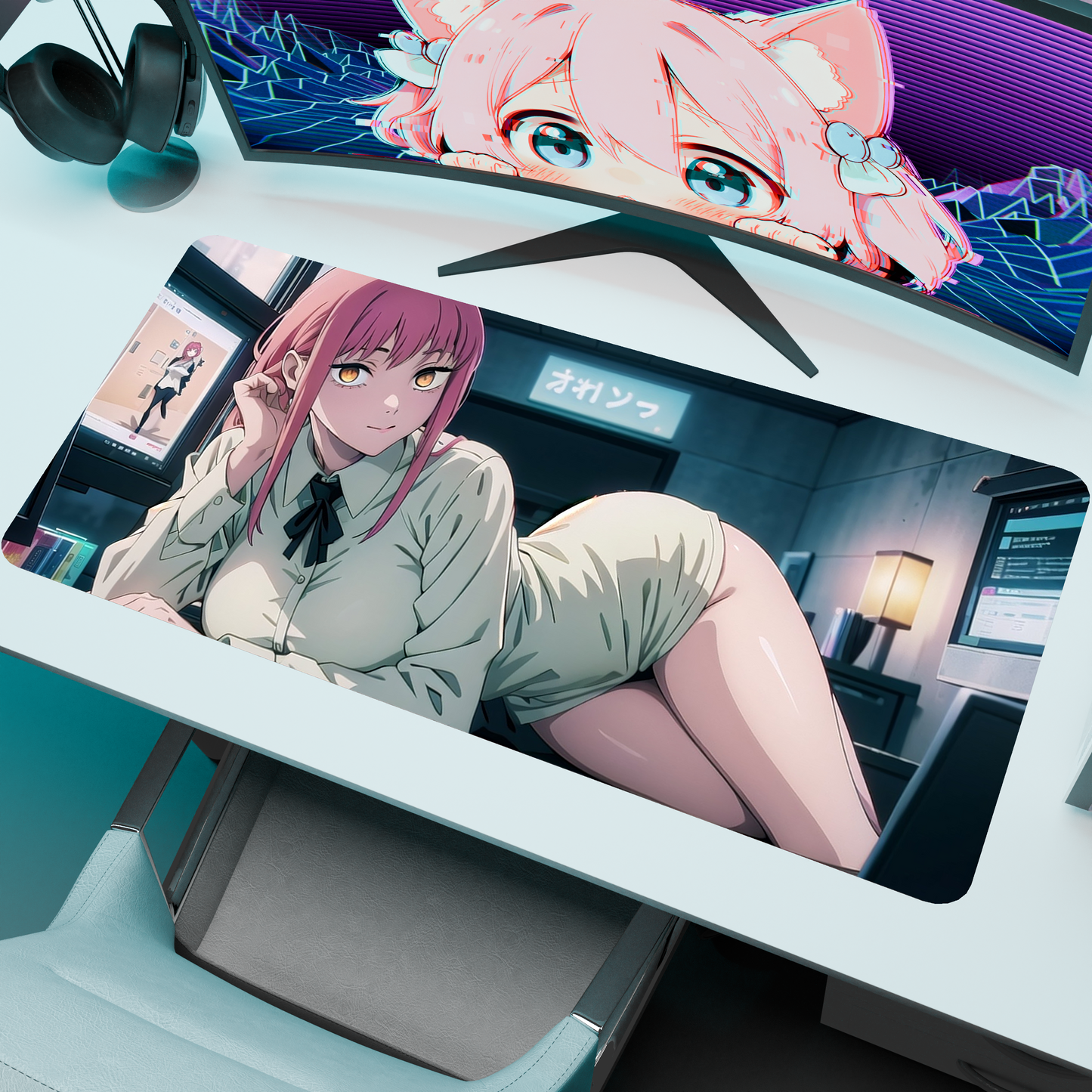 The "Control Devil" Waifu Deskmat | Style E