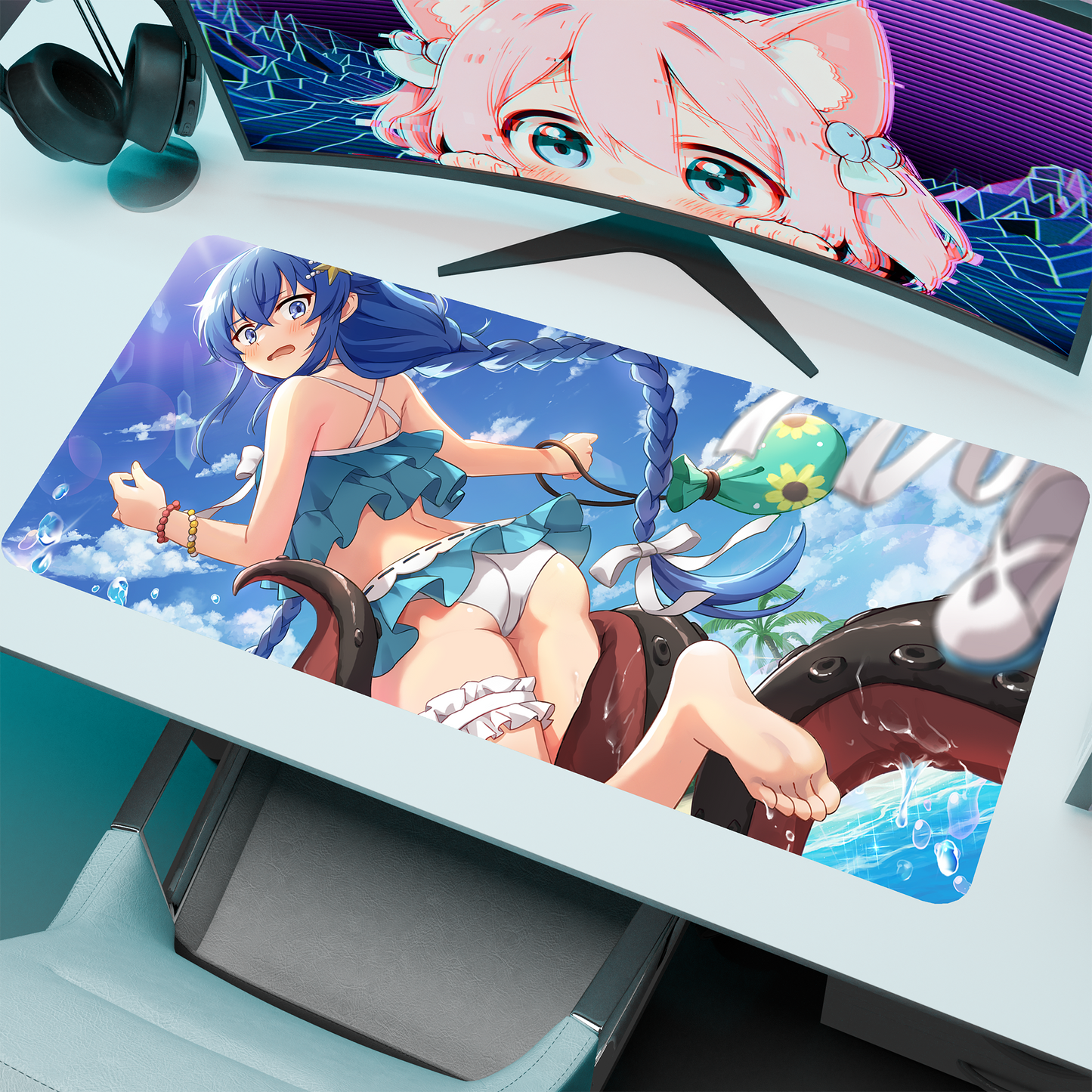 The "Water Magician" Waifu Deskmat | Style A