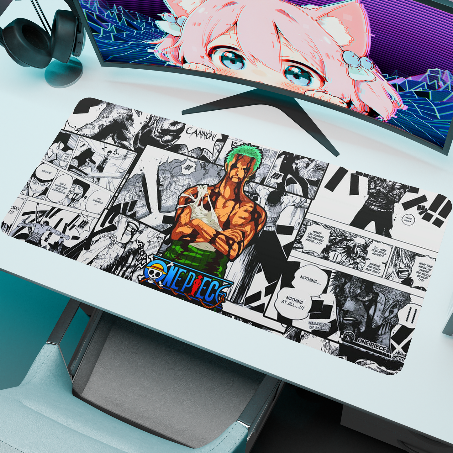 The "Pirate Hunter" Husbando Deskmat | Style B