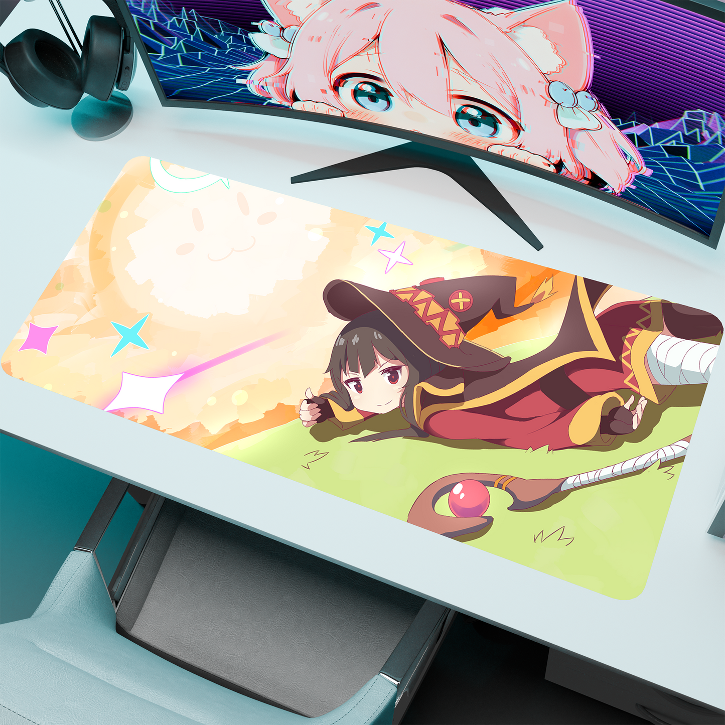 The "Explosion Maniac" Waifu Deskmat | Style A