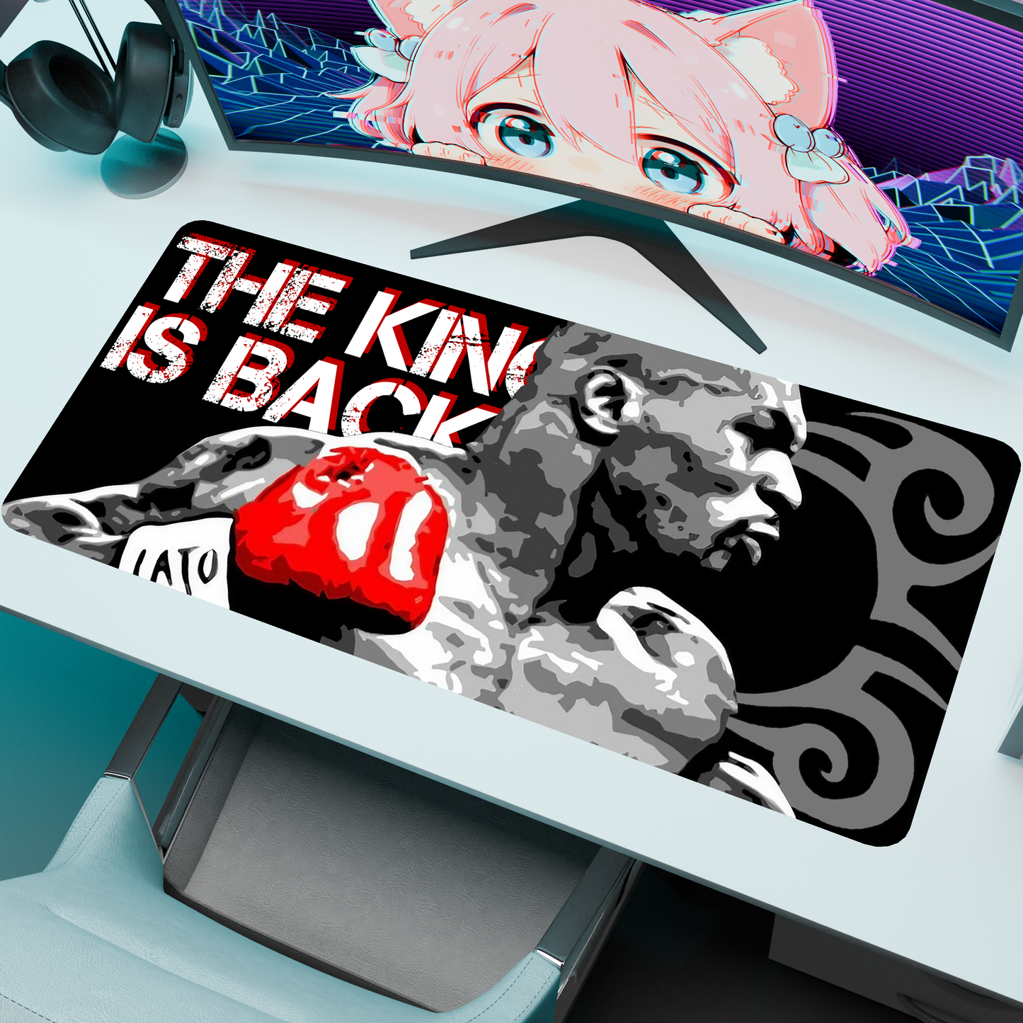 The "Mighty Tyson" Husbando Deskmat | The King Is Back