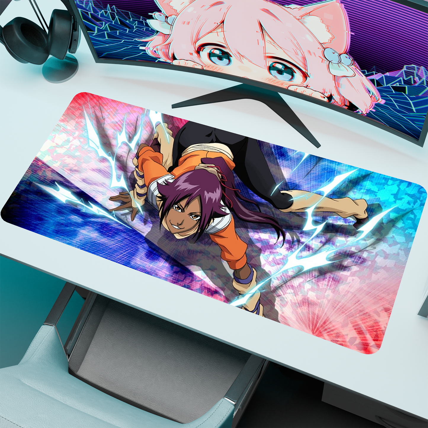 The "Flash Goddess" Waifu Deskmat | Style B