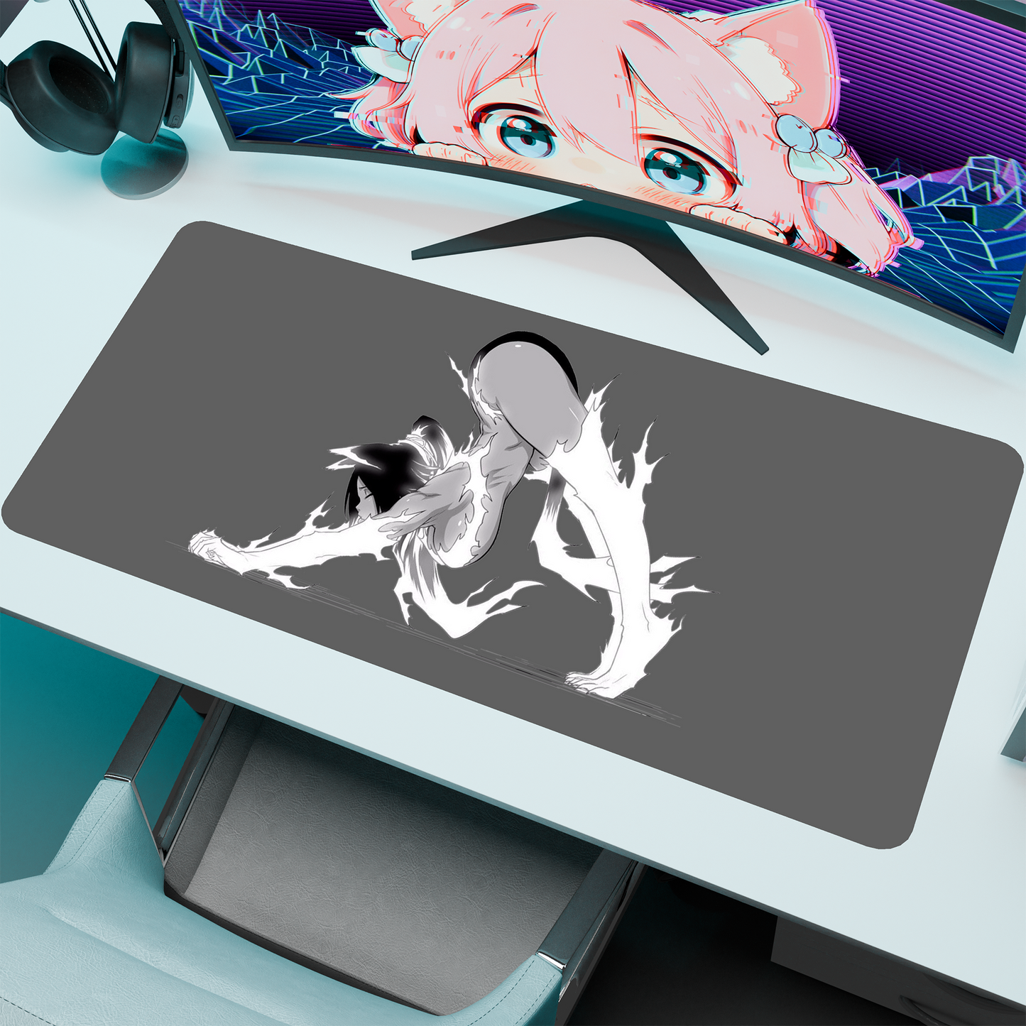 The "Flash Goddess" Waifu Deskmat | Style C