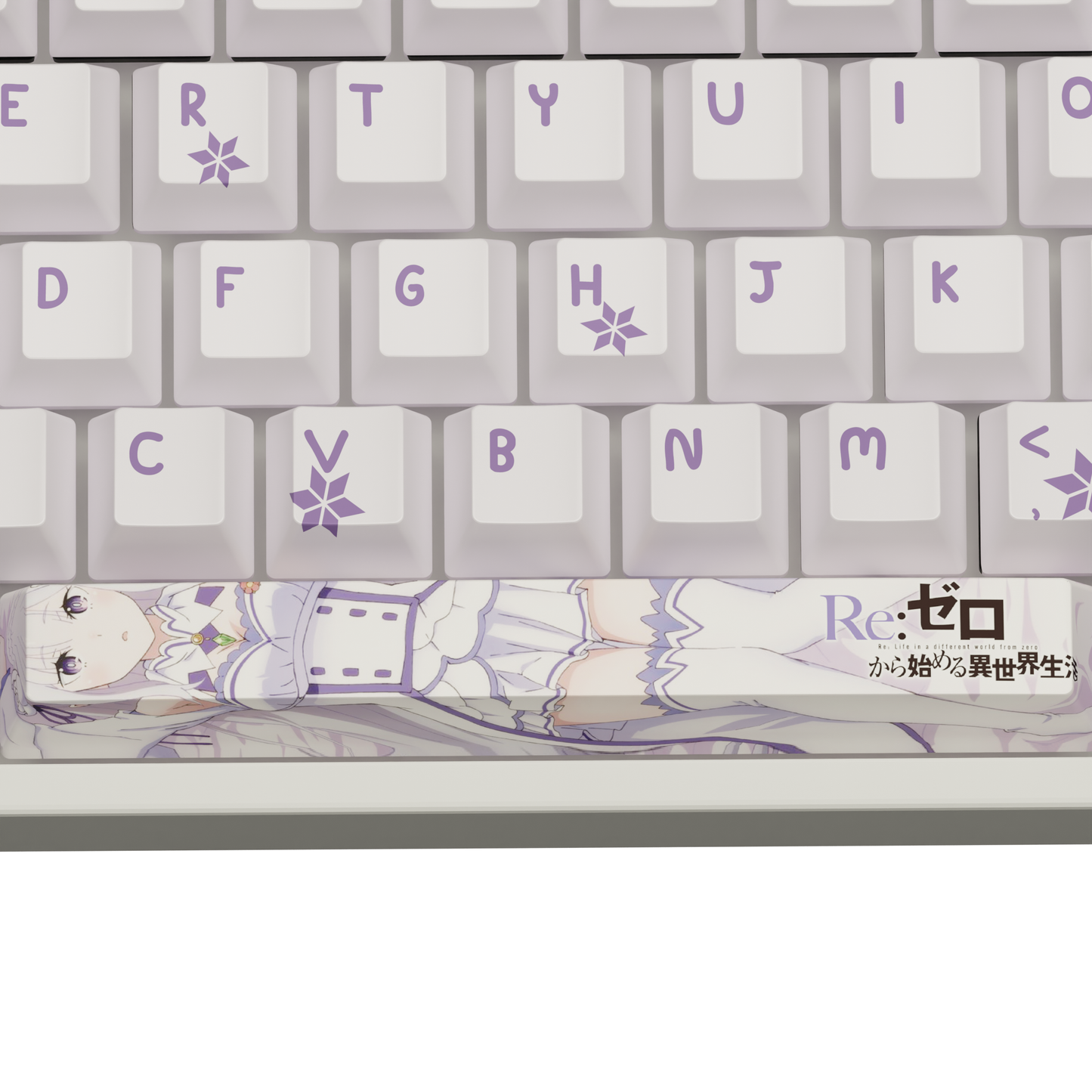 The "Frozen Elegance" Waifu Keycaps Set