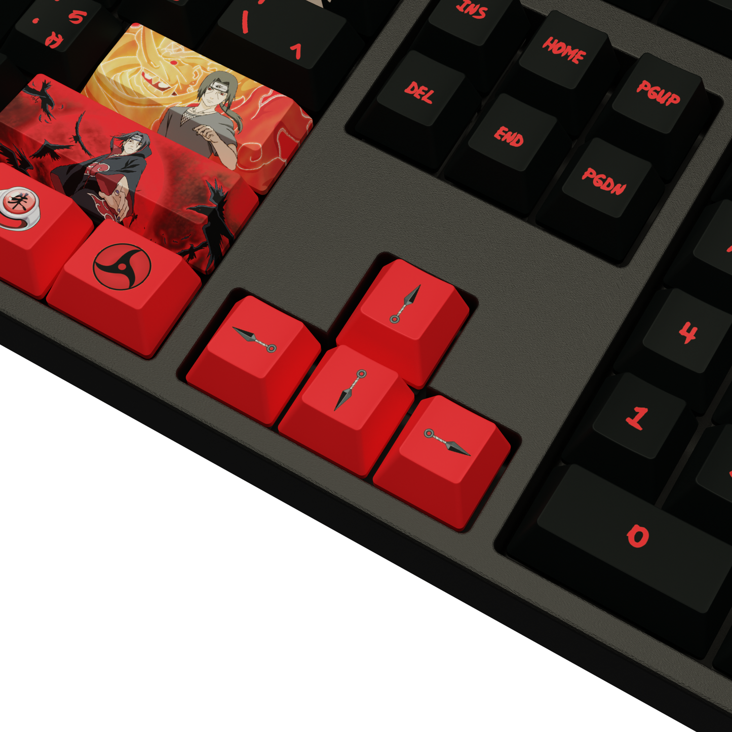 The "Raven Shinobi" Husbando Keycaps Set