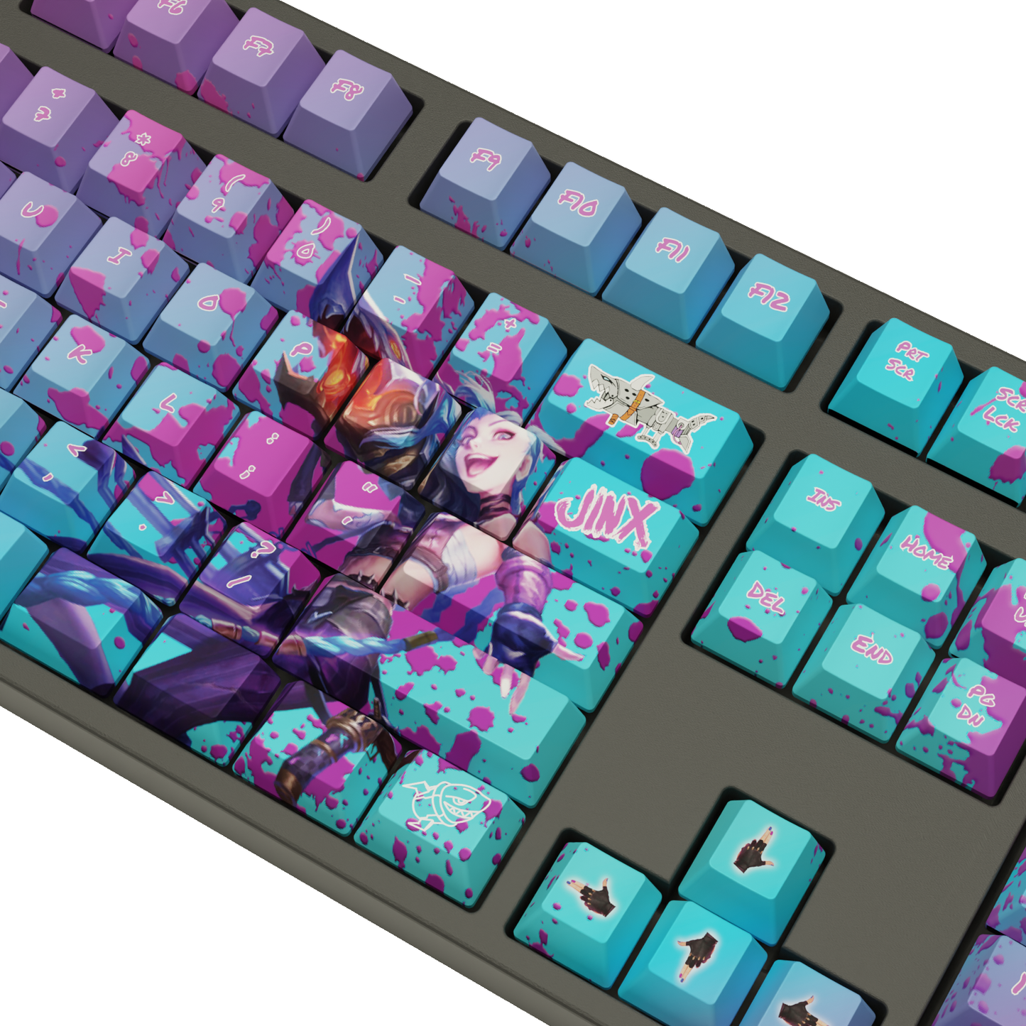 The "Boom Queen" Waifu Keyboard