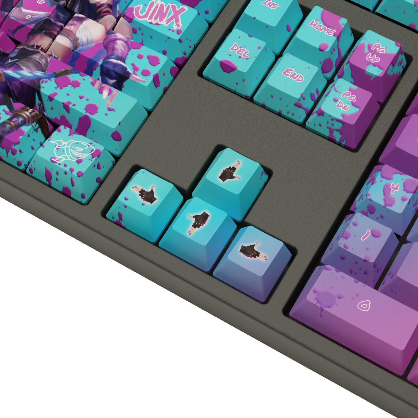 The "Boom Queen" Waifu Keyboard