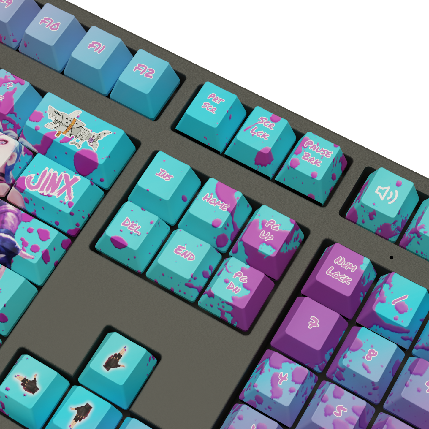 The "Boom Queen" Waifu Keyboard